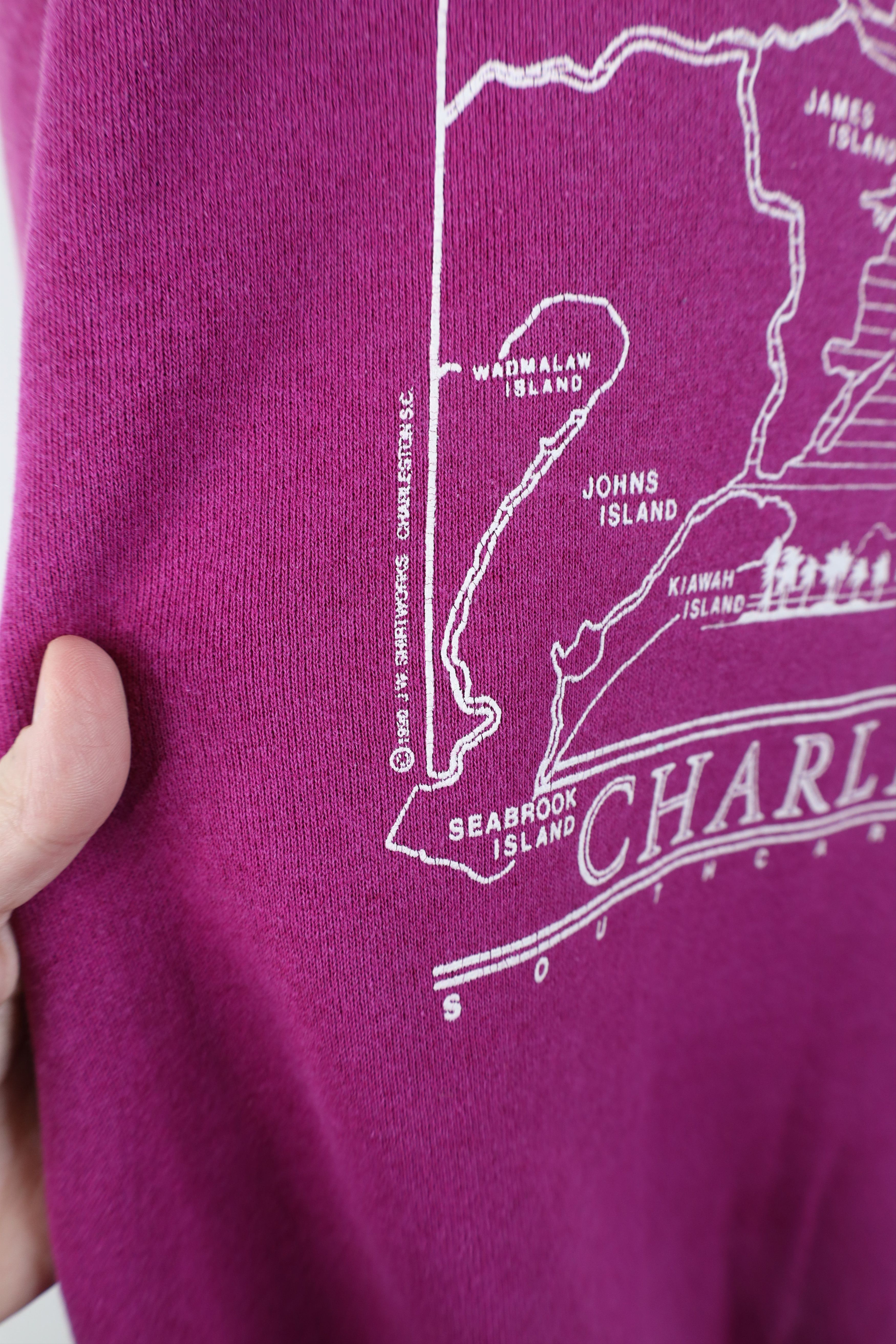 Vintage Vintage 90s Country Charleston South Carolina Sweatshirt USA Size XL / US 12-14 / IT 48-50 - 5 Thumbnail