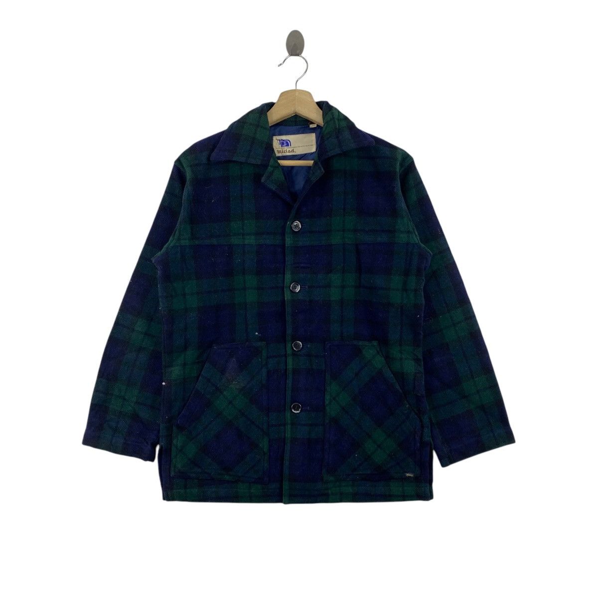 Other MICLAD Activewear Button Up Check Tartan Collar Coat Jacket Size US M / EU 48-50 / 2 - 1 Thumbnail