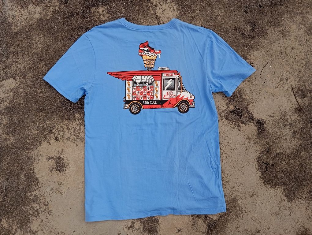 Nike Nike Air Jordan 🏀 Basketball Tshirt Ice Cream Truck 🚚🍦 Size US M / EU 48-50 / 2 - 4 Thumbnail