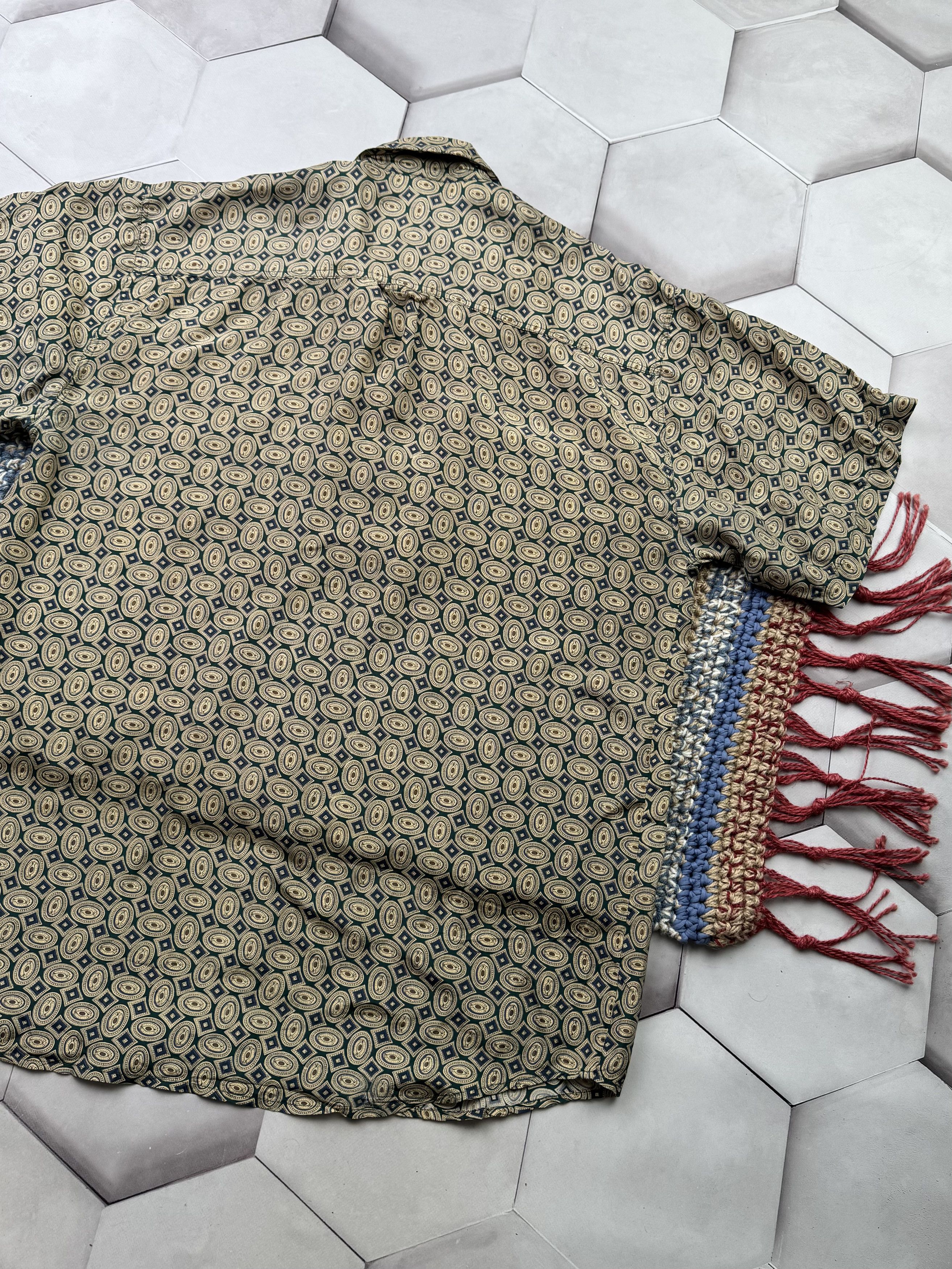 Japanese Brand Vintage Silk Shirt (E4) Size US XXL / EU 58 / 5 - 9 Thumbnail