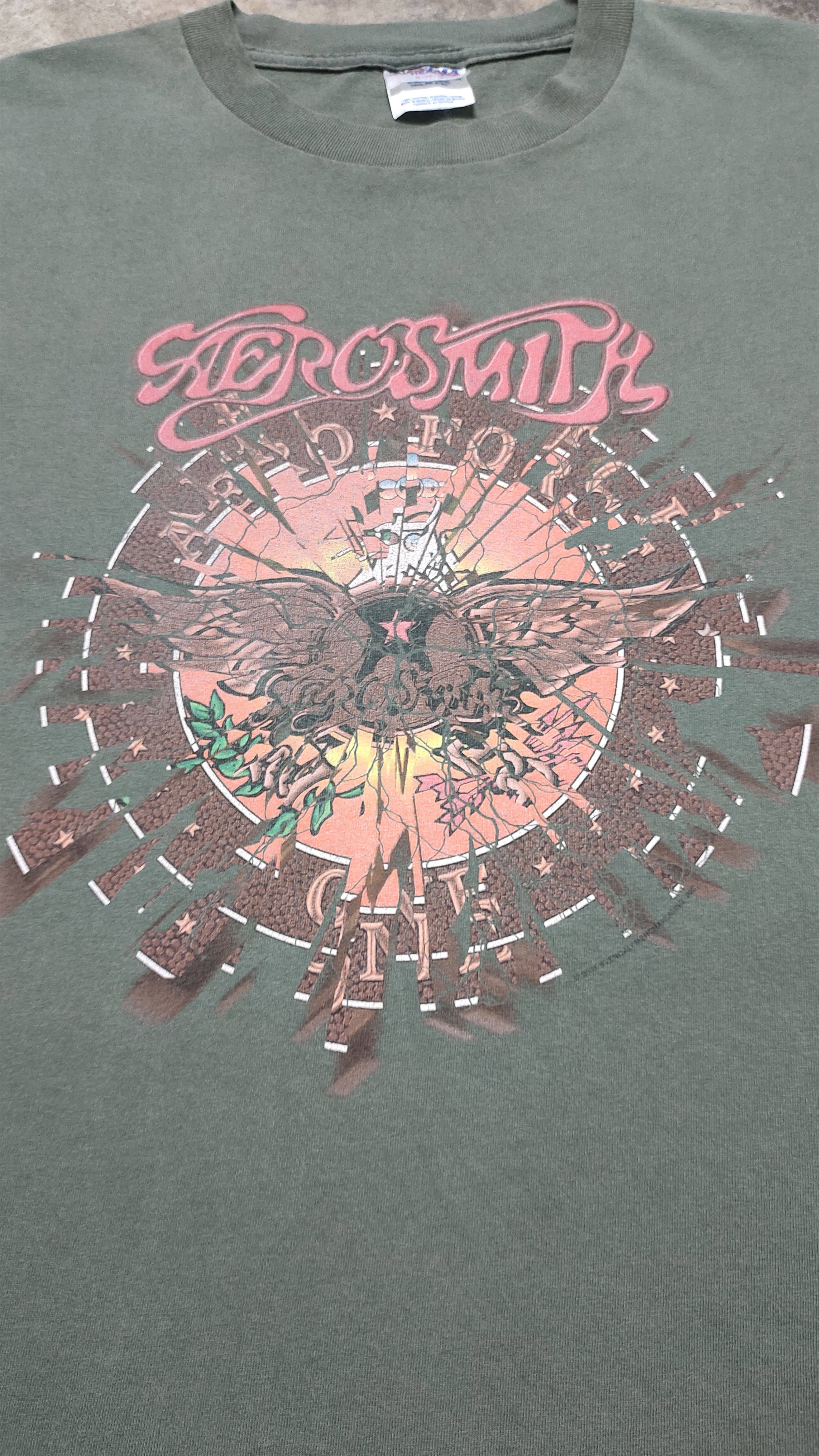Aerosmith × Band Tees × Vintage Vintage Aerosmith 2001 Size US XL / EU 56 / 4 - 4 Thumbnail