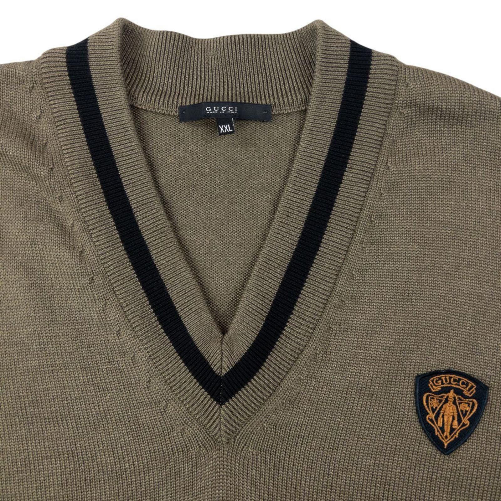 Gucci Vintage 2000s Gucci Wool Knit Jumper Size L Size US L / EU 52-54 / 3 - 3 Thumbnail