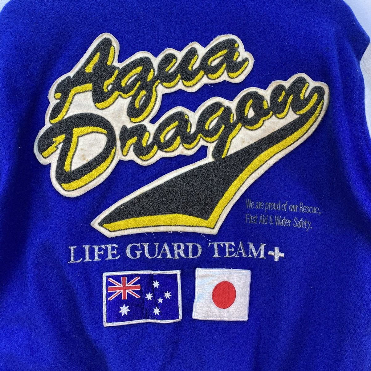 JH Design 💥Vintage Varsity Letterman Life Guard Embroidered Pacth Size US M / EU 48-50 / 2 - 15 Thumbnail