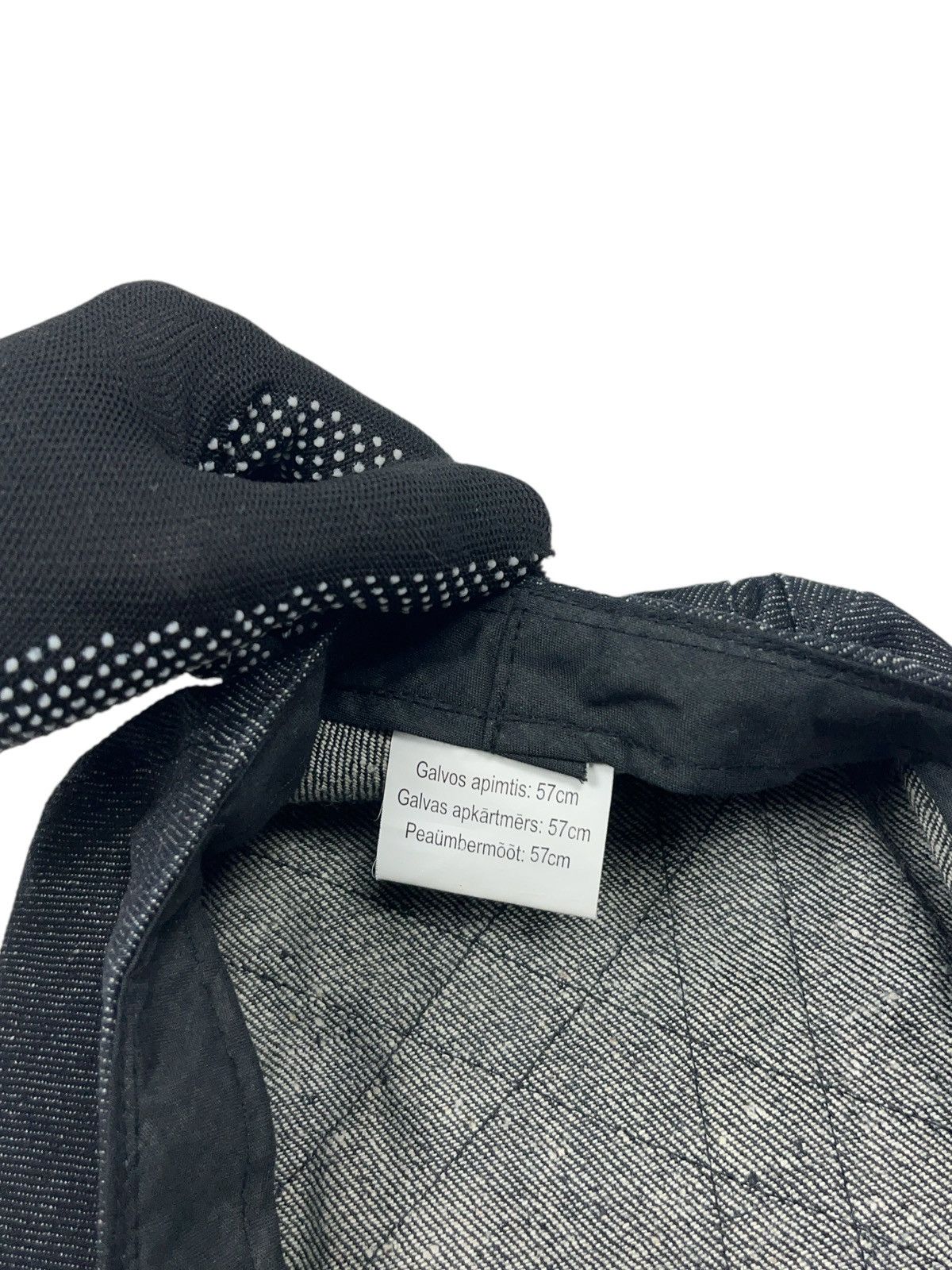 Japanese Brand × Vintage Vintage Denim Hat with Eyelets Reworked Style Japanese Size ONE SIZE - 4 Thumbnail
