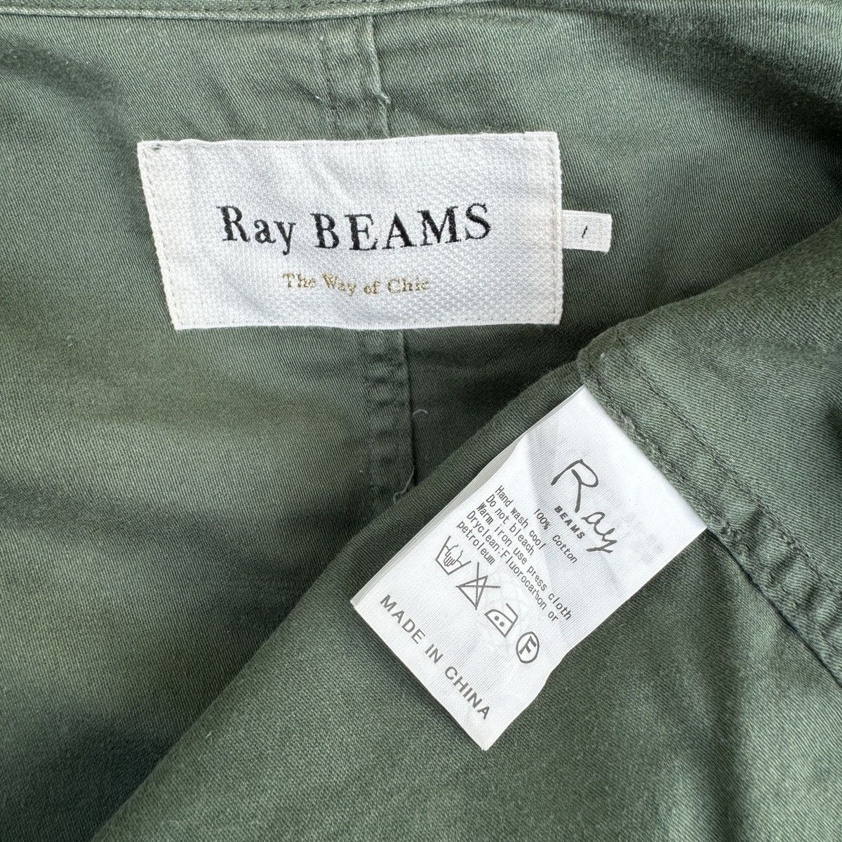 Japanese Brand Vintage Ray BEAMS Army style Jacket Size M / US 6-8 / IT 42-44 - 8 Thumbnail
