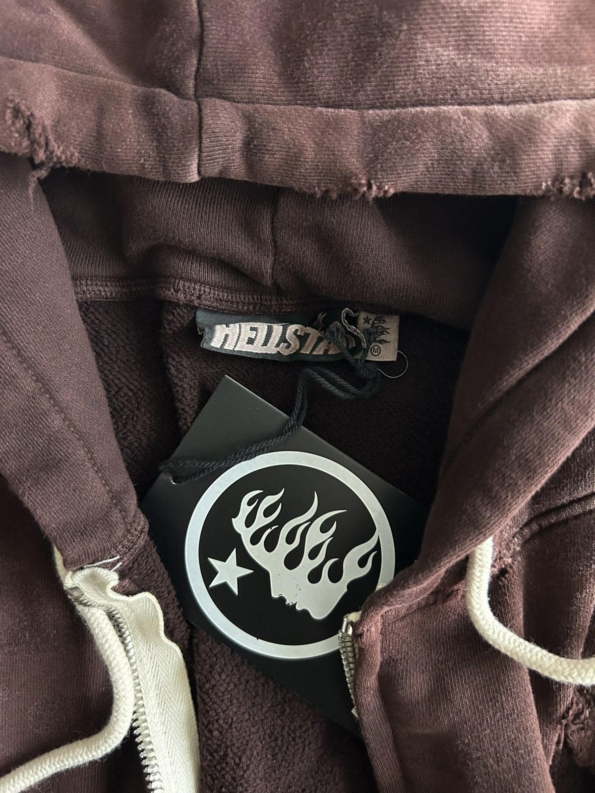 HELLSTAR Hellstar Tribal Sweatshirt Zip Up Laser Brown Size US M / EU 48-50 / 2 - 6 Thumbnail