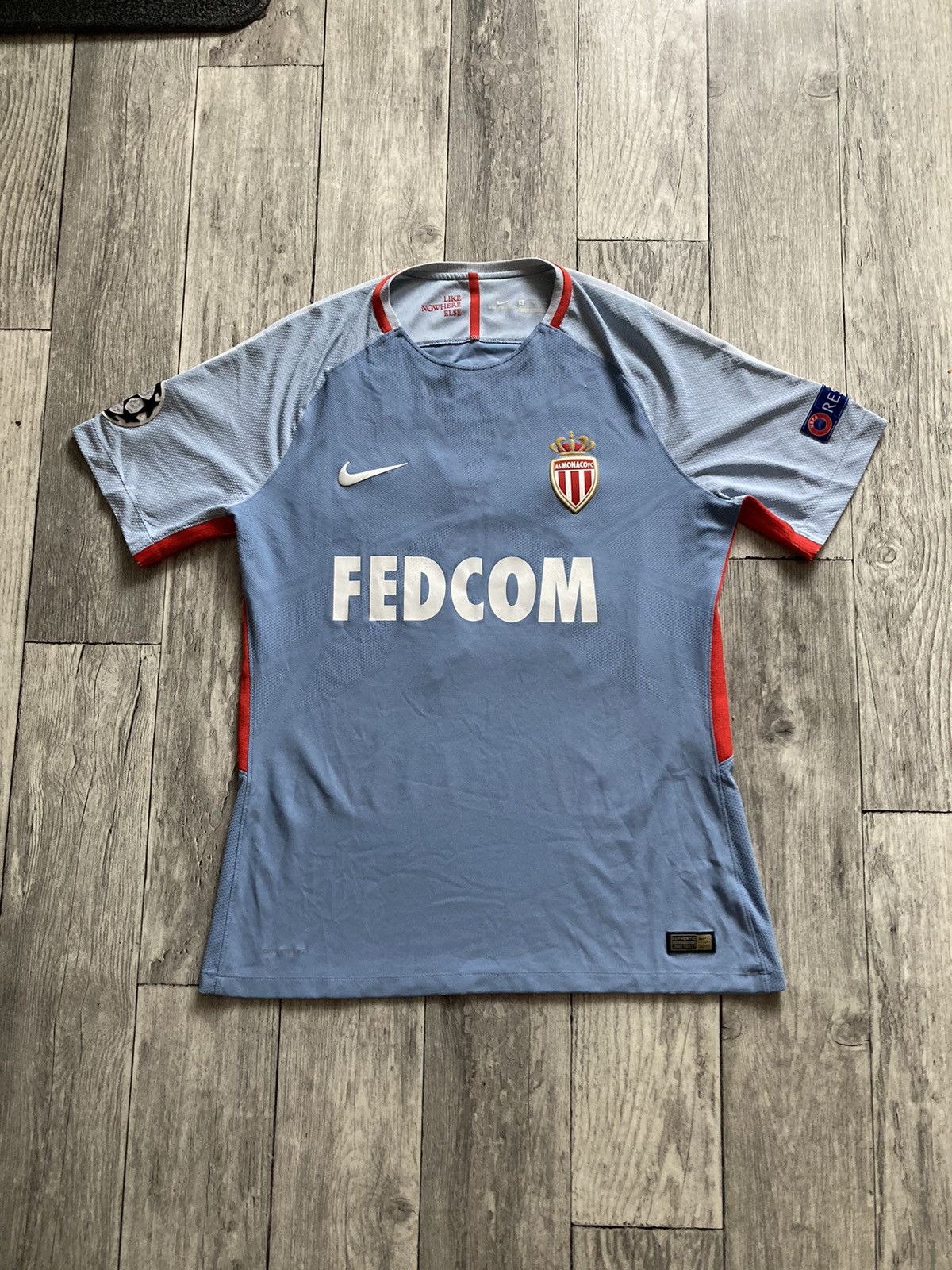 Nike Nike as Monaco player issue UCL soccer football jersey XL Size US XL / EU 56 / 4 - 3 Thumbnail