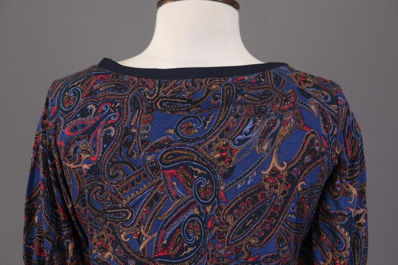 Lauren Ralph Lauren BNWT Lauren Ralph Lauren Multicolor Paisley Top Shirt Size S Size S / US 4 / IT 40 - 8 Thumbnail