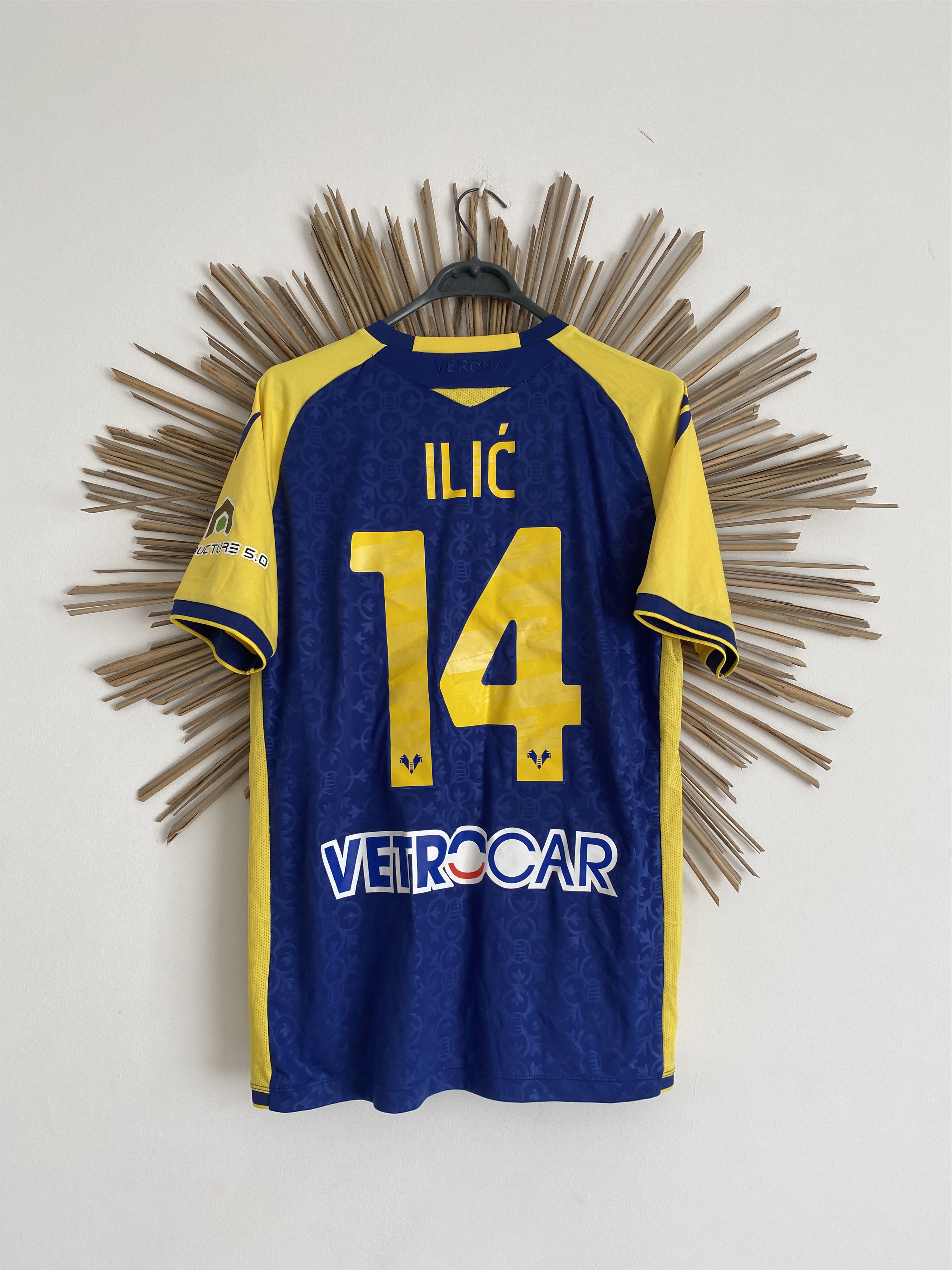 Macron Hellas Verona fc 2021 #14 ilic macron home soccer jersey Size US L / EU 52-54 / 3 - 2 Thumbnail