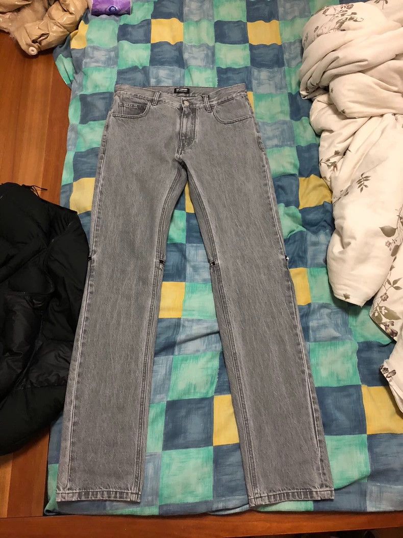 Raf Simons Raf SimonsGrey double-zip jeans 2503-Nextarrow Size US 29 - 1 Thumbnail