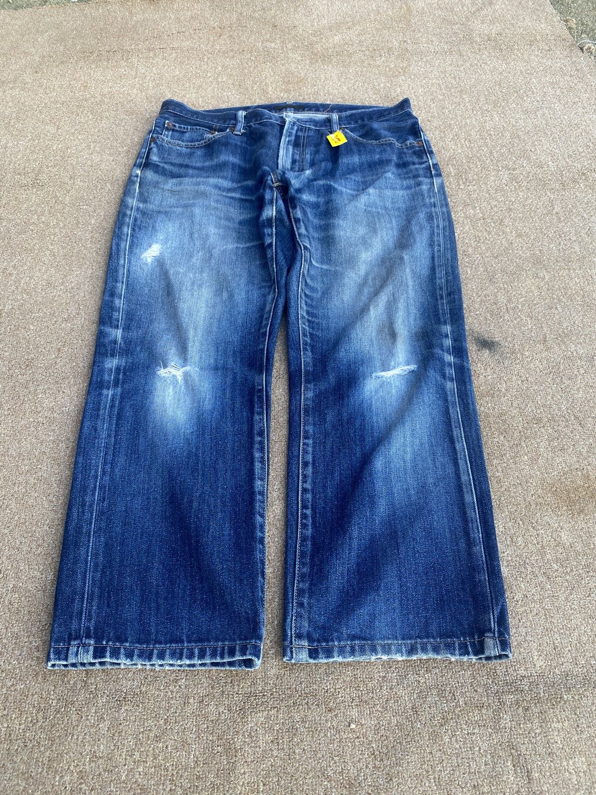 Jun Takahashi × Uniqlo Vintage uniqlo regular cut denim Size US 35 - 1 Thumbnail