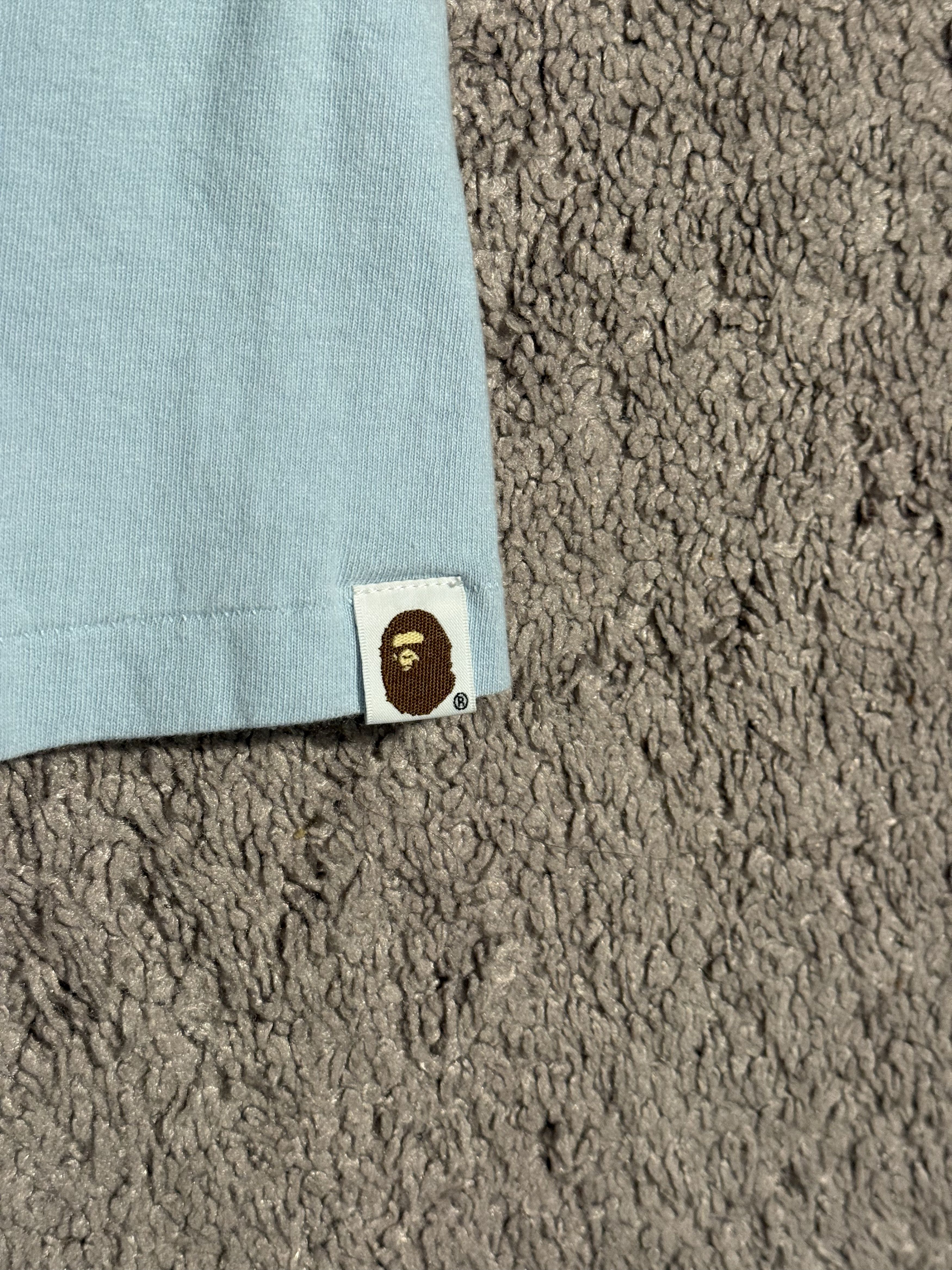 Bape BAPE Multi Camo College Tee Light Blue Size US L / EU 52-54 / 3 - 4 Thumbnail