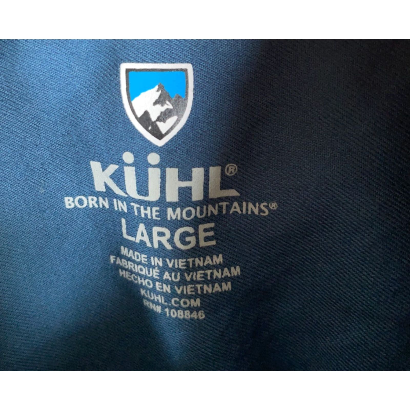 Vintage VINTAGE? No. Kuhl Dillingr Flannel Shirt Mens Large Blue Plaid Cotton-Tencel 7186 Long Sleeve Button-Up Fall Winter Casual Workwear Mens Size US L / EU 52-54 / 3 - 3 Thumbnail