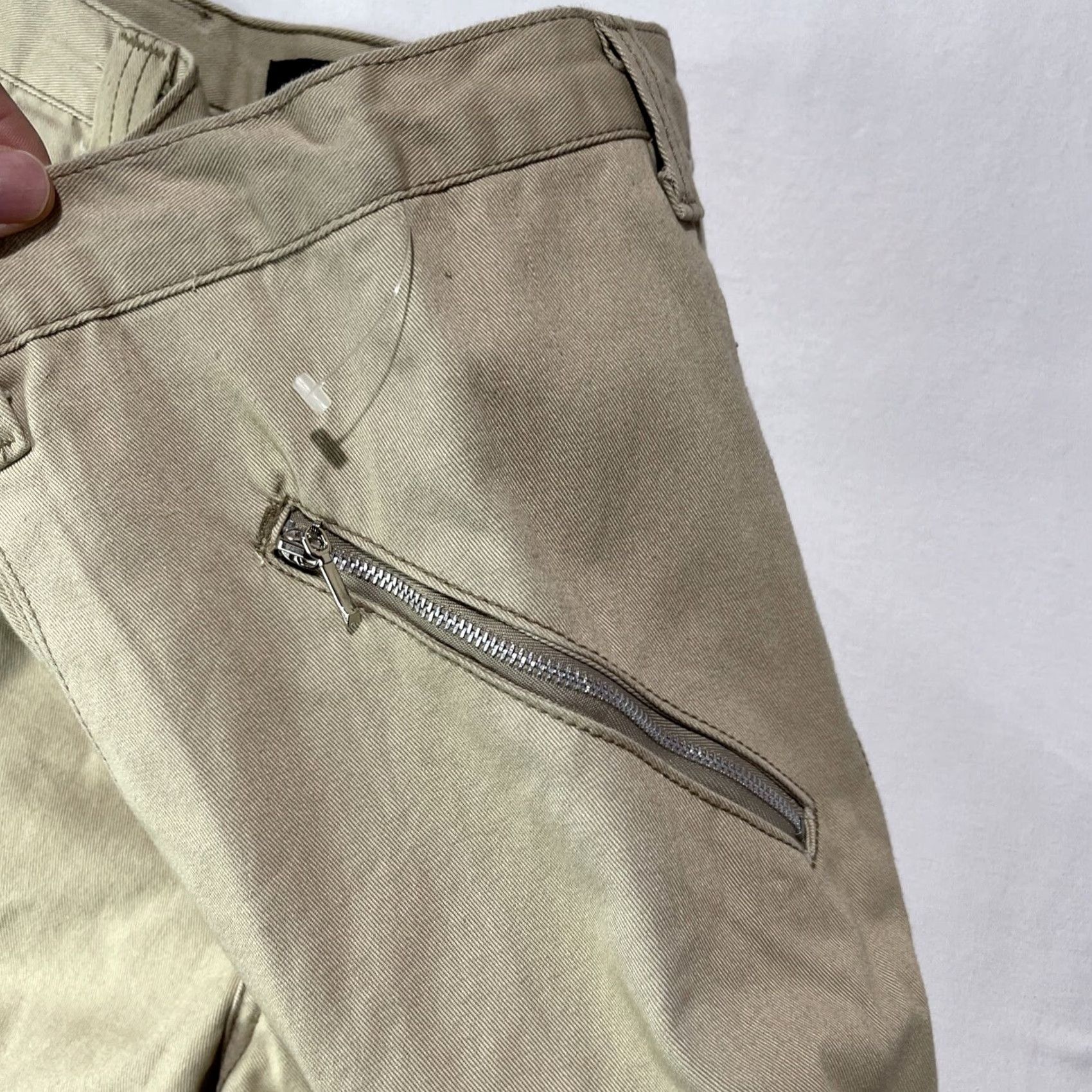 Dr. Martens VINTAGE Dr Martens Cargo Pants Mens 36x34 Beige Baggy AirWair Cargo Pants Mens Beige 80s 90s Army City Mens Size US 36 / EU 52 - 5 Thumbnail