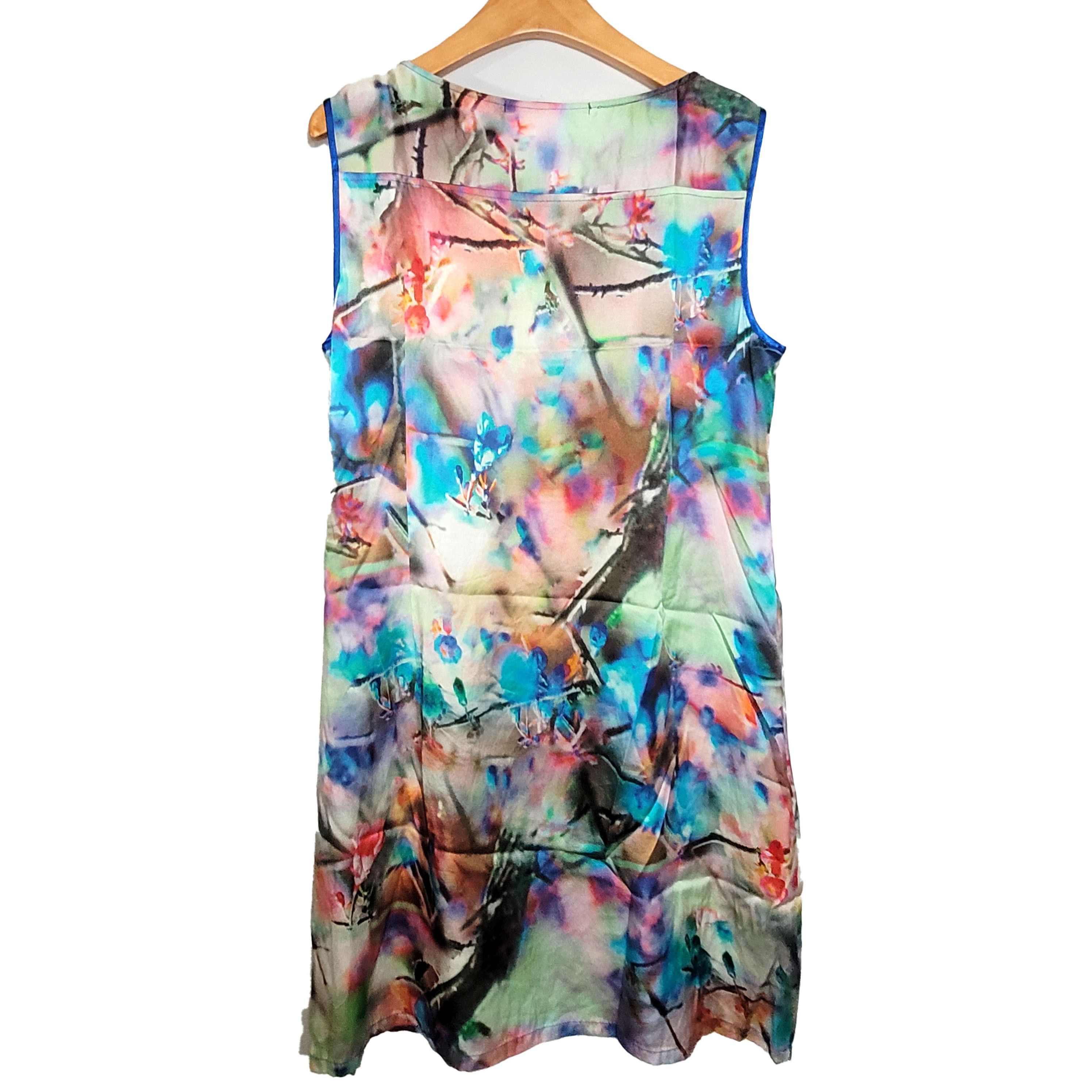 Other Women's 100% Silk Sleeveless Strap Slip Tank Dress SDK357 Size M / US 6-8 / IT 42-44 - 3 Thumbnail