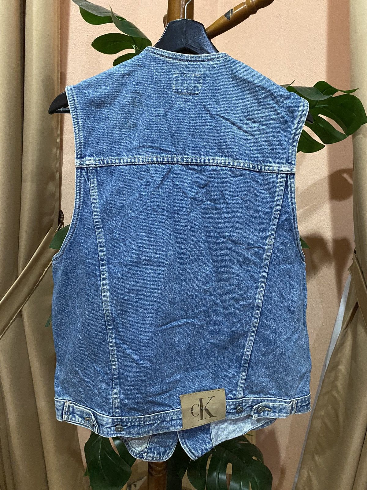Calvin Klein Calvin Klein Denim Vest – Classic Vintage CK Jean Style Size US M / EU 48-50 / 2 - 8 Thumbnail