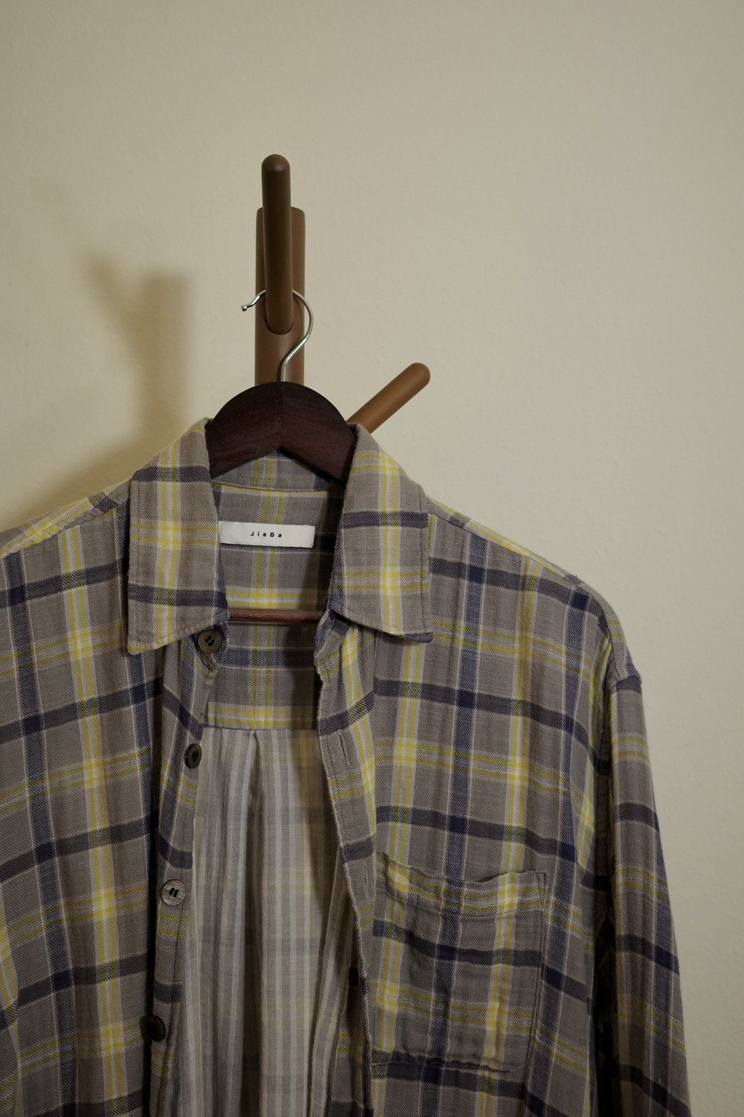 JieDa Jieda plaid Cotton shirt with stripped lining Size US M / EU 48-50 / 2 - 1 Thumbnail