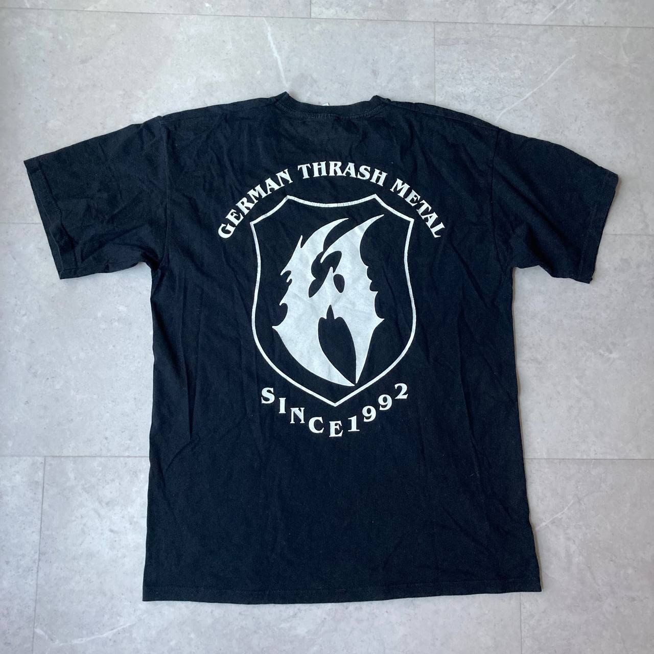 Band Tees Vintage Witchburner Iron Cross German Trash Metal Rock Band Size US L / EU 52-54 / 3 - 2 Thumbnail