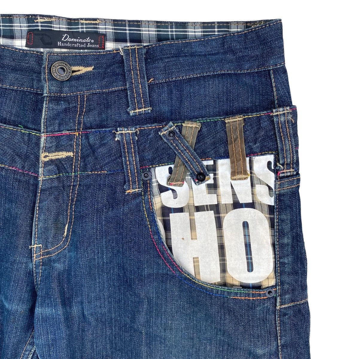 Hysteric Glamour × Japanese Brand Dominate Handcrafted Zipper J-Curve Denim Jeans Size US 34 / EU 50 - 6 Thumbnail