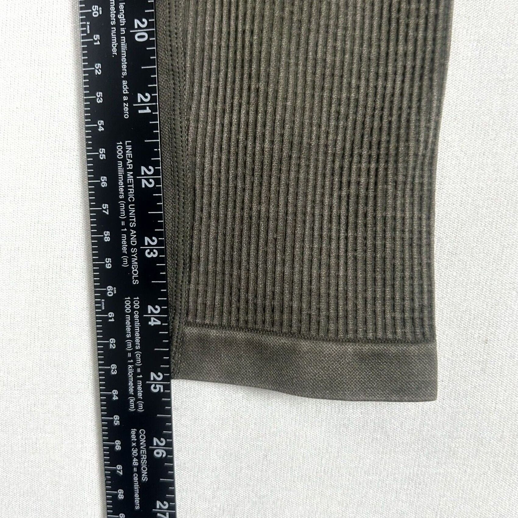 Vintage Aero Womens Leggings Ankle Size M Olive Green NWT Seamless High Rise Skinny Cable? Size 32" / US 10 / IT 46 - 7 Thumbnail