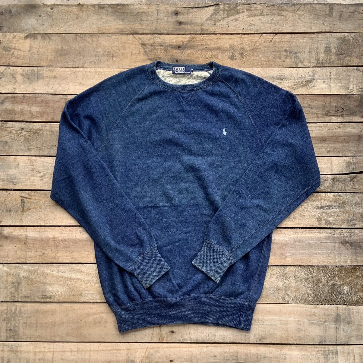 Polo Ralph Lauren Vintage Polo Ralph Lauren Sweatshirt Blue Indigo Size US S / EU 44-46 / 1 - 6 Thumbnail