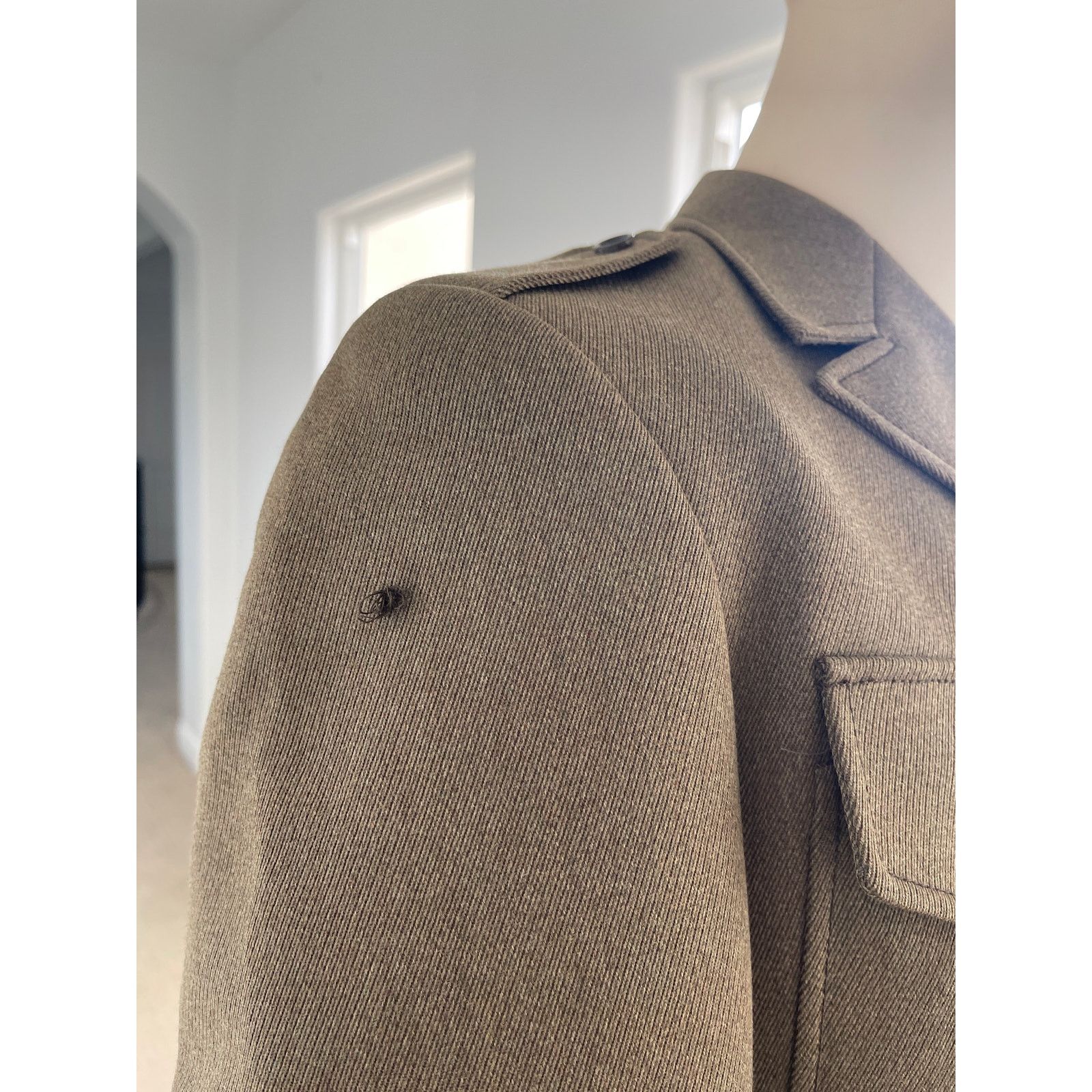 Moschino Vintage Moschino Military Style Wool Jacket Coat Green IT 50 Size US M / EU 48-50 / 2 - 9 Thumbnail