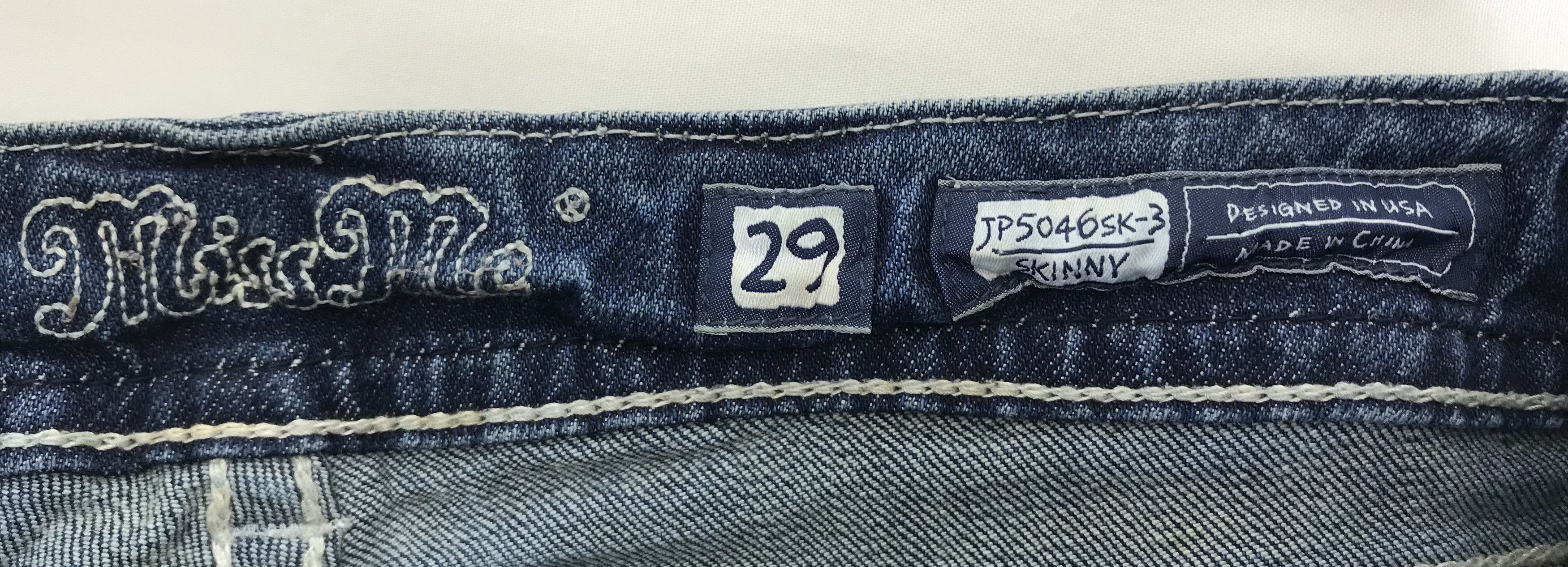 Miss Me Miss Me Cross Stud Jeans Size 29" - 13 Thumbnail