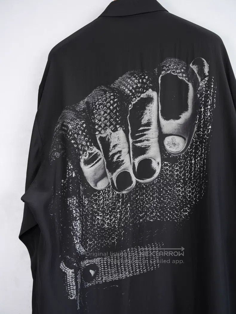 Yohji Yamamoto Yohji Yamamoto 21AW chainmail glove silk shirt| Size US M / EU 48-50 / 2 - 5 Thumbnail