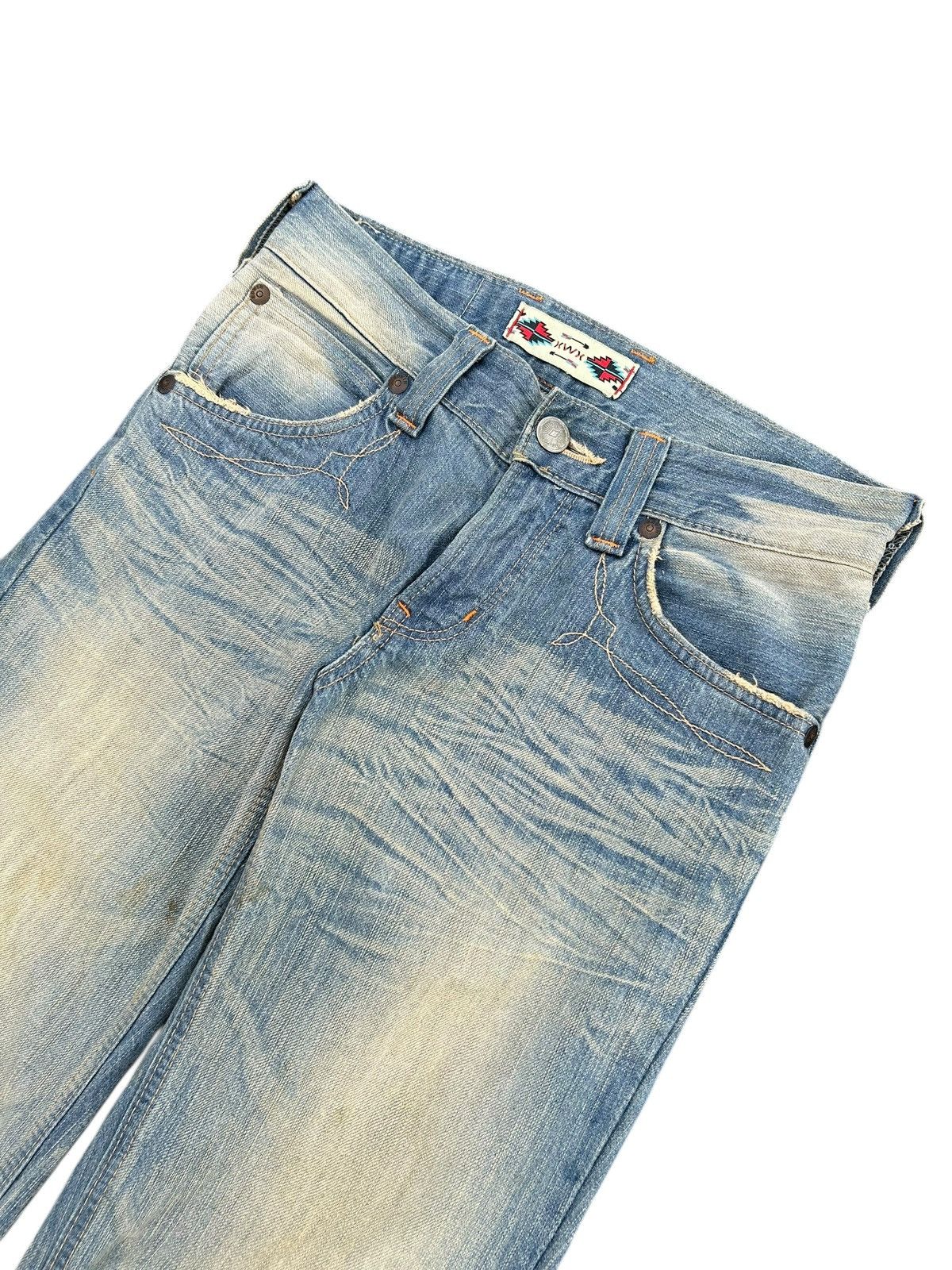Kapital Vintage Flare Edwin Navajo Rusty Faded Denim Jeans Size US 30 / EU 46 - 6 Thumbnail