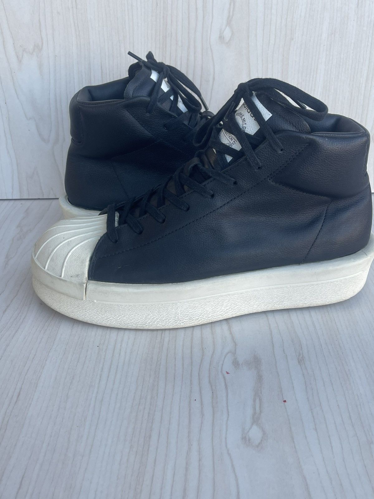 Adidas × Rick Owens Adidas Rick Owens Mastodon pro II in Black Size US 7 / EU 40 - 3 Thumbnail
