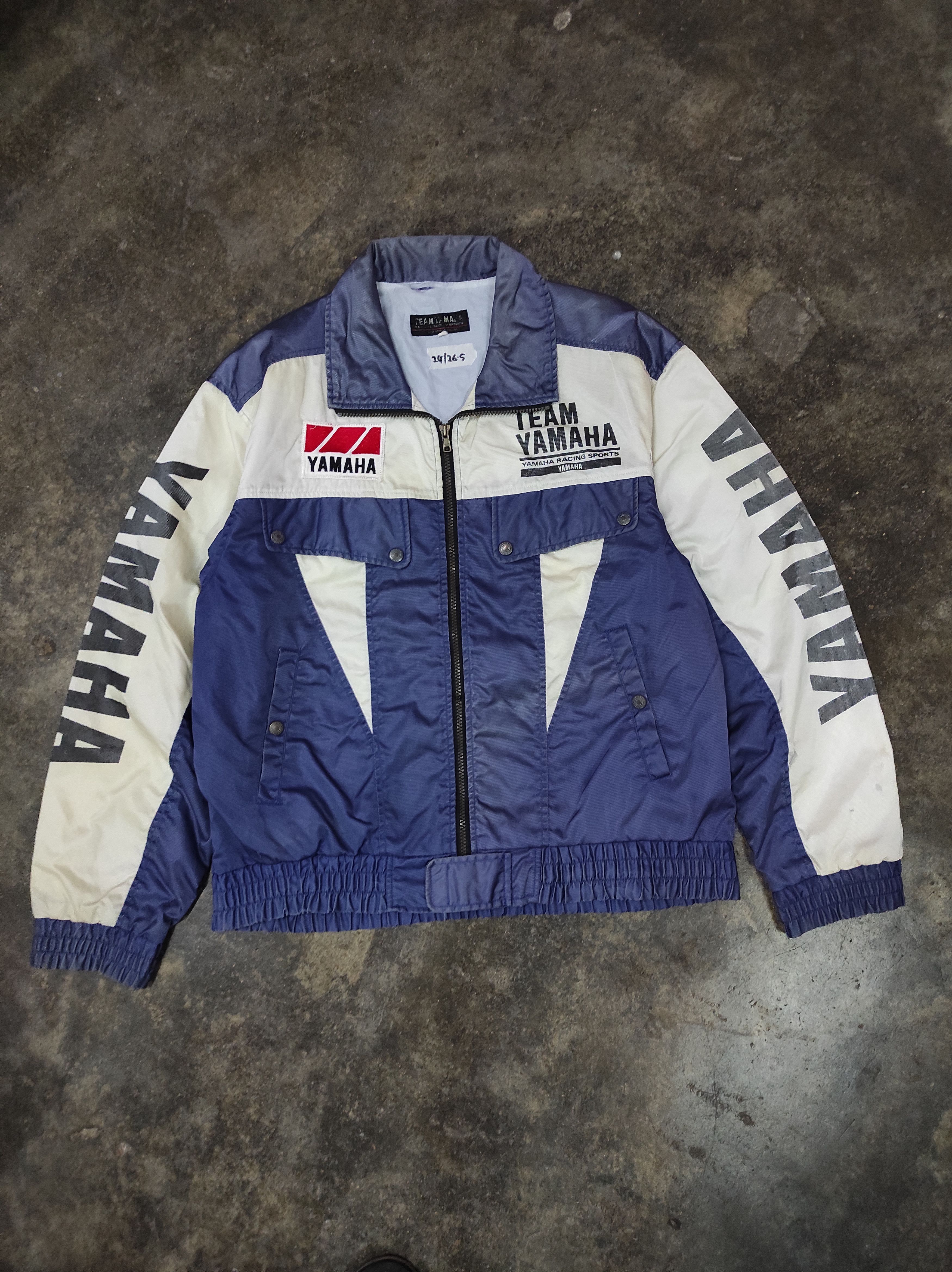 TEAM YAMAHA RACING SPORTS VTG LIGHT JACKET DISTRESSED