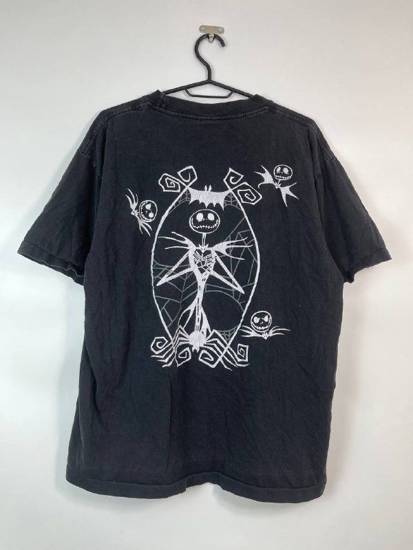 Disney DISNEY NIGHTMARE JACK SKELLINGTON T-SHIRT BLACK MENS SIZE M Size US M / EU 48-50 / 2 - 3 Thumbnail