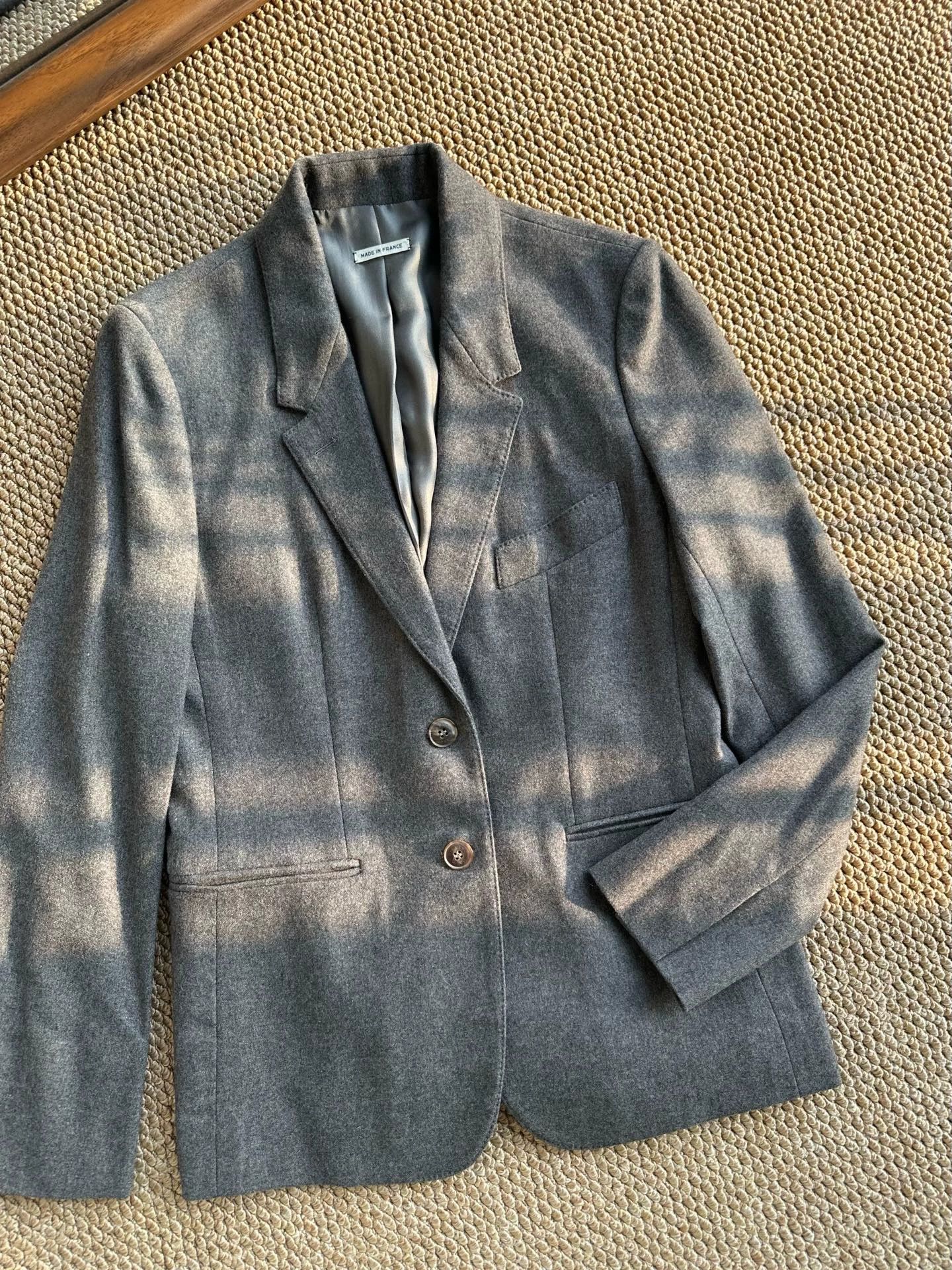 Hermes HERMES JPG Gaultier cashmere blazer women's gray34 Size XS / US 0-2 / IT 36-38 - 1 Thumbnail