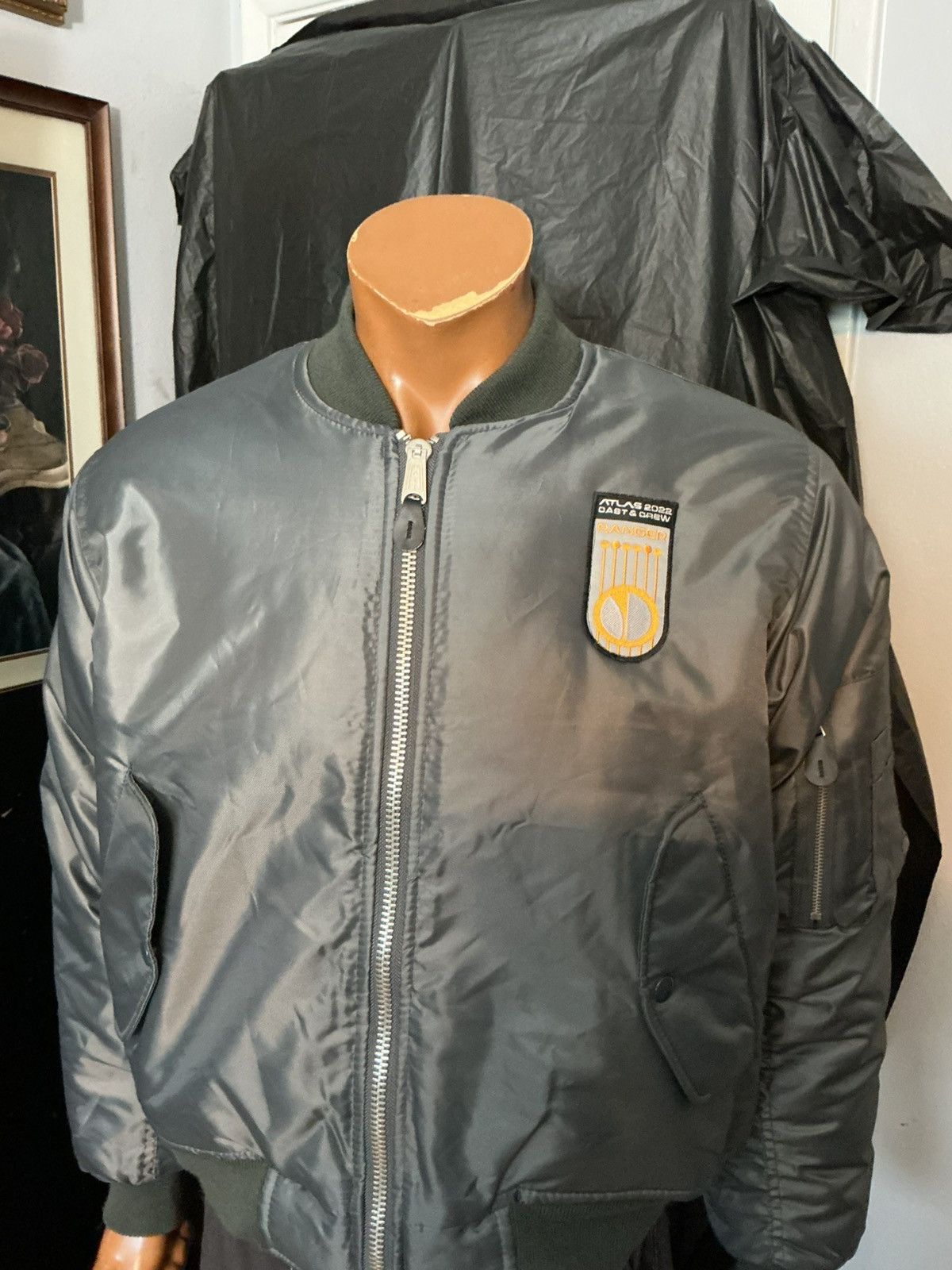 Rothco Netflix Atlas 2022 Ranger Cast & Crew Sci Fi Bomber Jacket Size US S / EU 44-46 / 1 - 14 Thumbnail