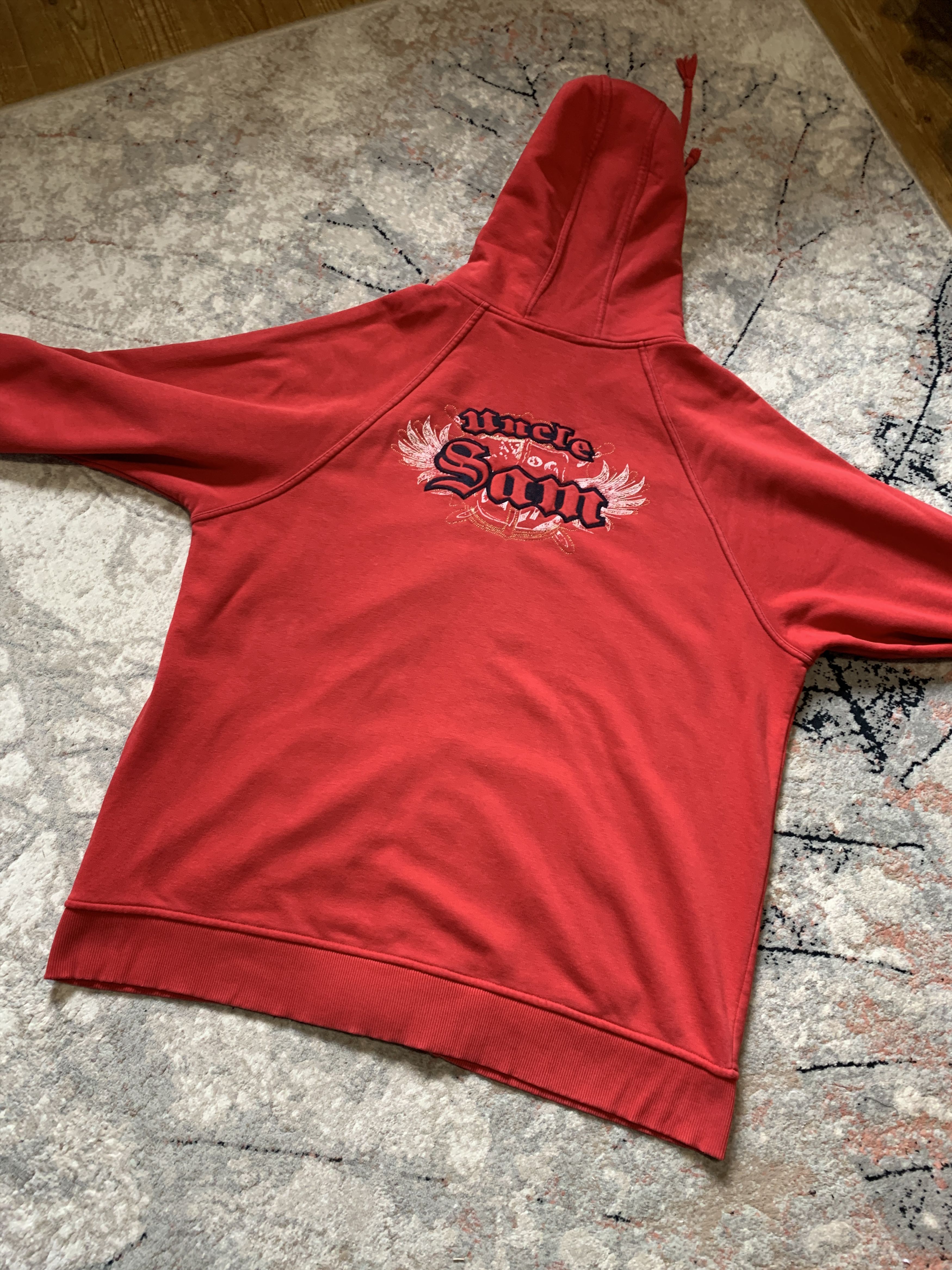 Vintage Uncle Sam Vintage Zip Hoodie Size US XXL / EU 58 / 5 - 9 Thumbnail