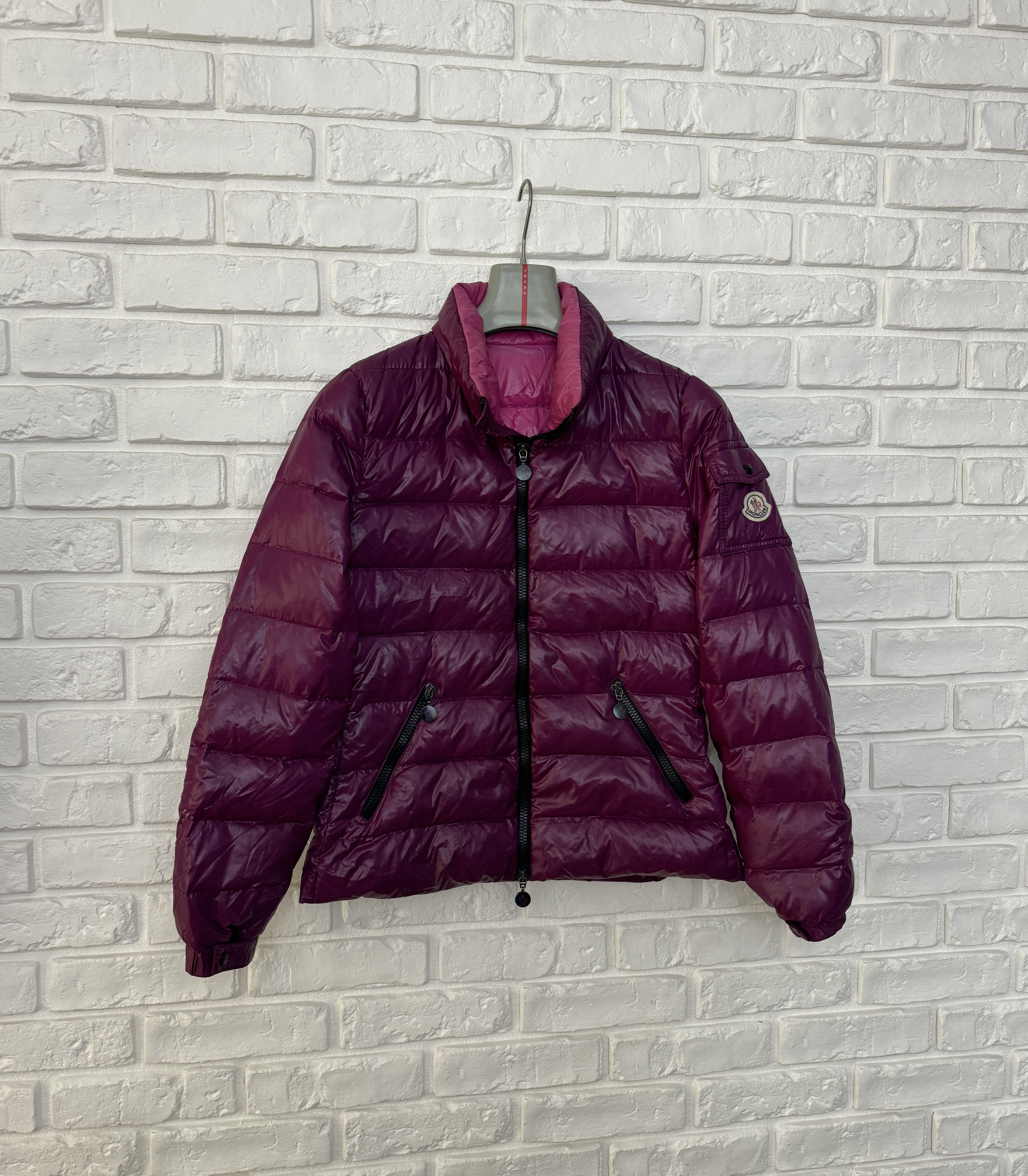 Women Purple Moncler Jacket selling size xs 1