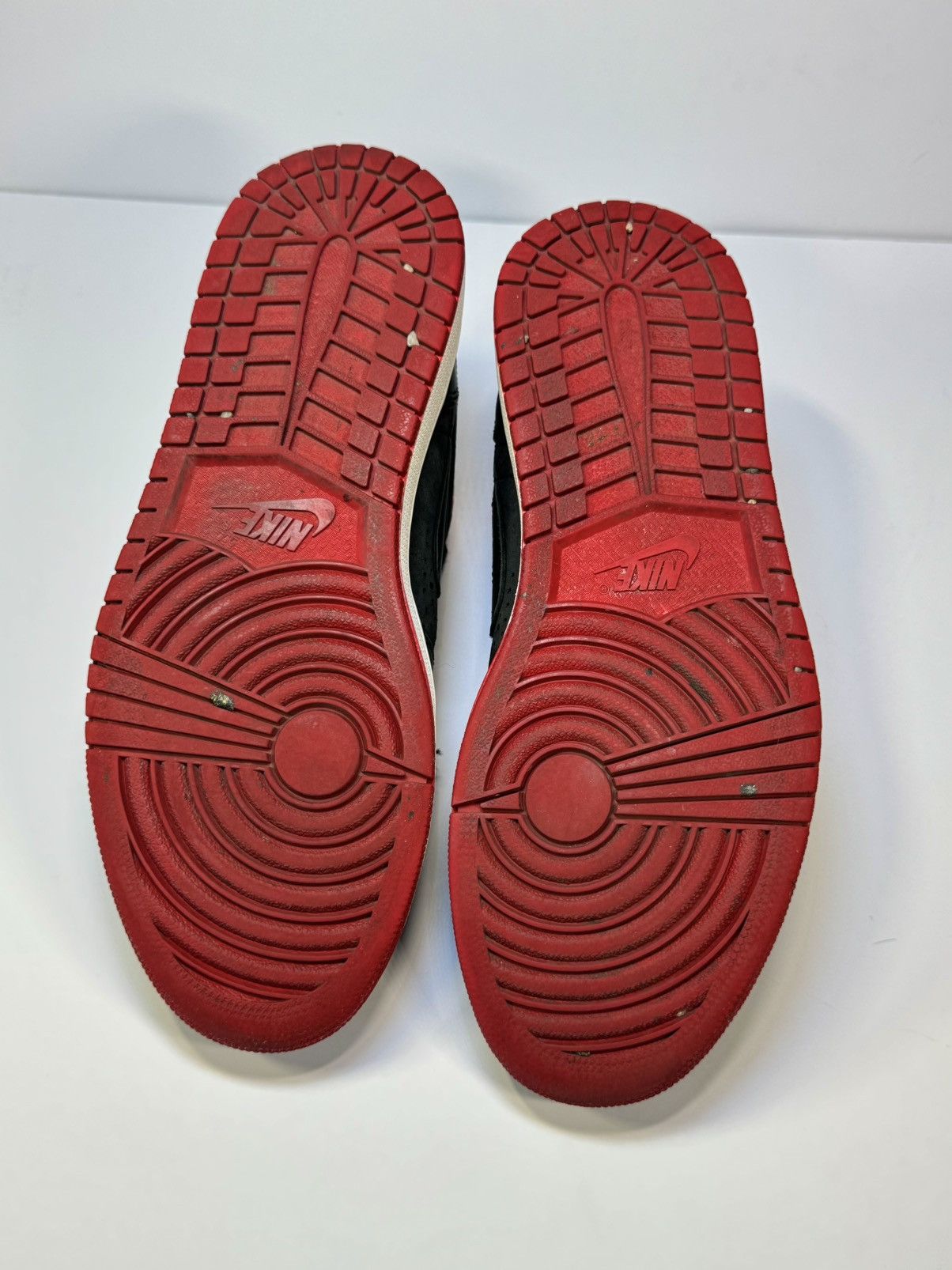 Jordan Brand 🔥RARE🔥 2013 Air Jordan 1 Nouveau Low Black Red Full Leather Size US 8 / EU 41 - 9 Thumbnail