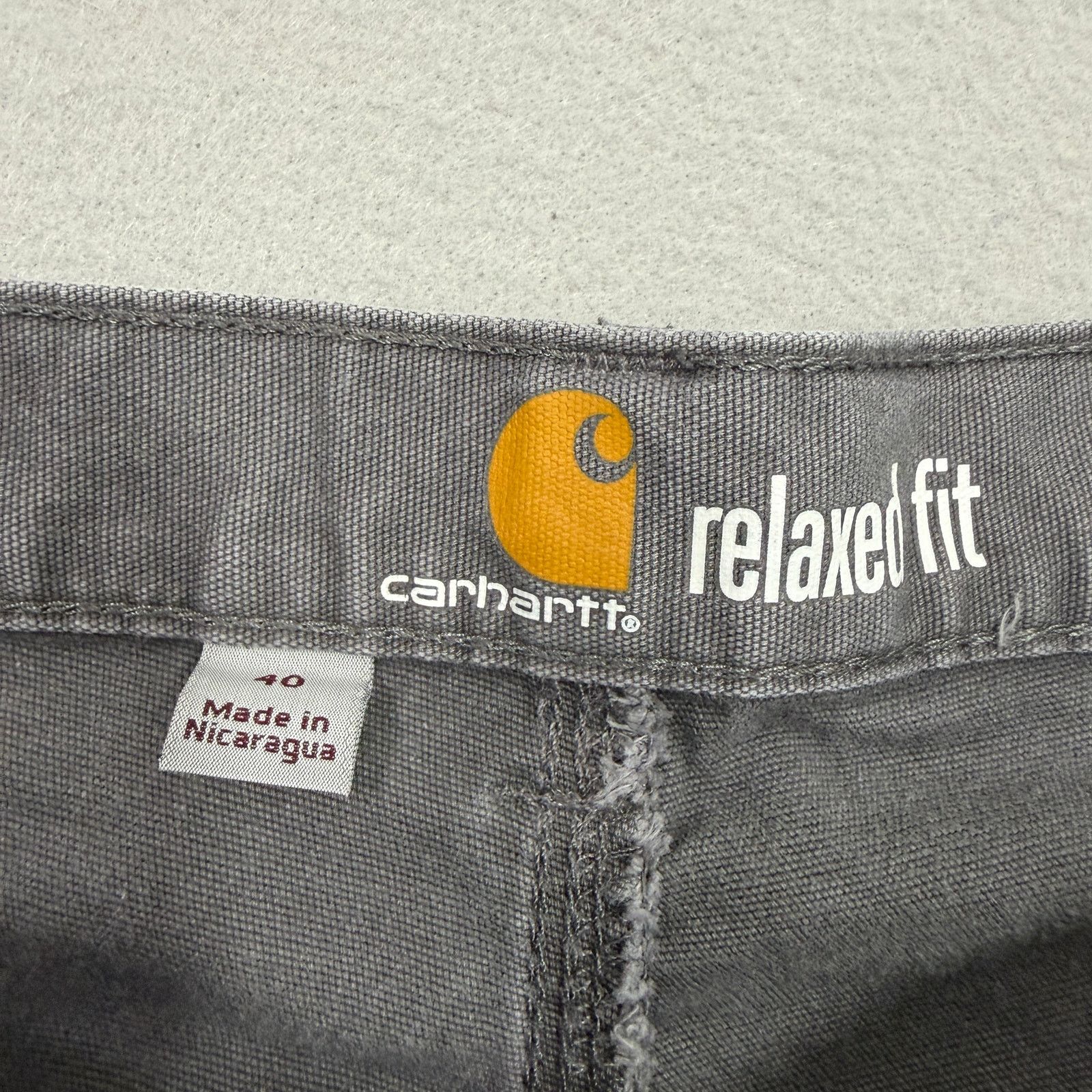 Carhartt Carhartt Rugged Flex Canvas Shorts Men's 40 Gray 13" Inseam Size US 40 / EU 56 - 5 Thumbnail