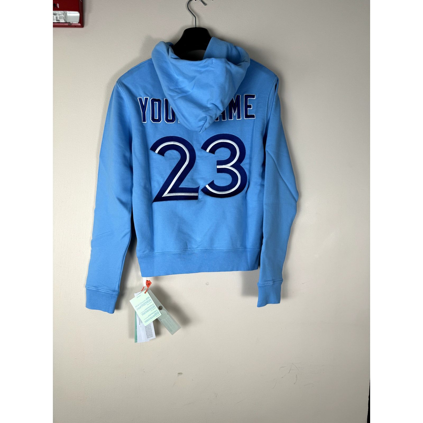 Off-White o1rshd1 MLB Toronto BJ Hoodie in Light Blue Size US XS / EU 42 / 0 - 10 Thumbnail