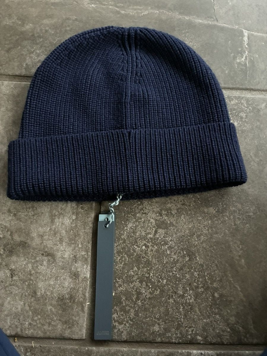Amiri Amiri Logo Embroidered navy blue Beanie Size ONE SIZE - 4 Thumbnail