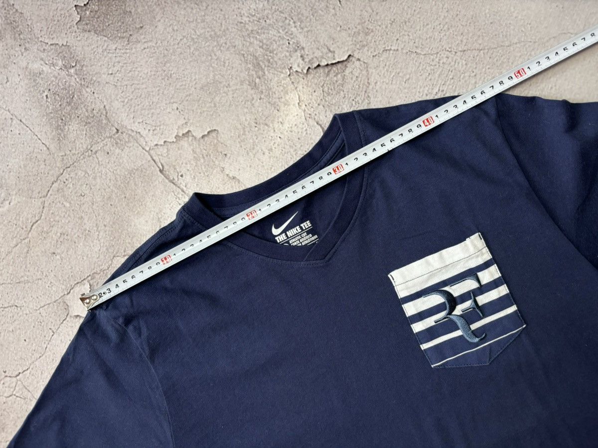 Nike Nike RF Roger Federer V-Neck Tee Shirt Size L Size US L / EU 52-54 / 3 - 7 Thumbnail