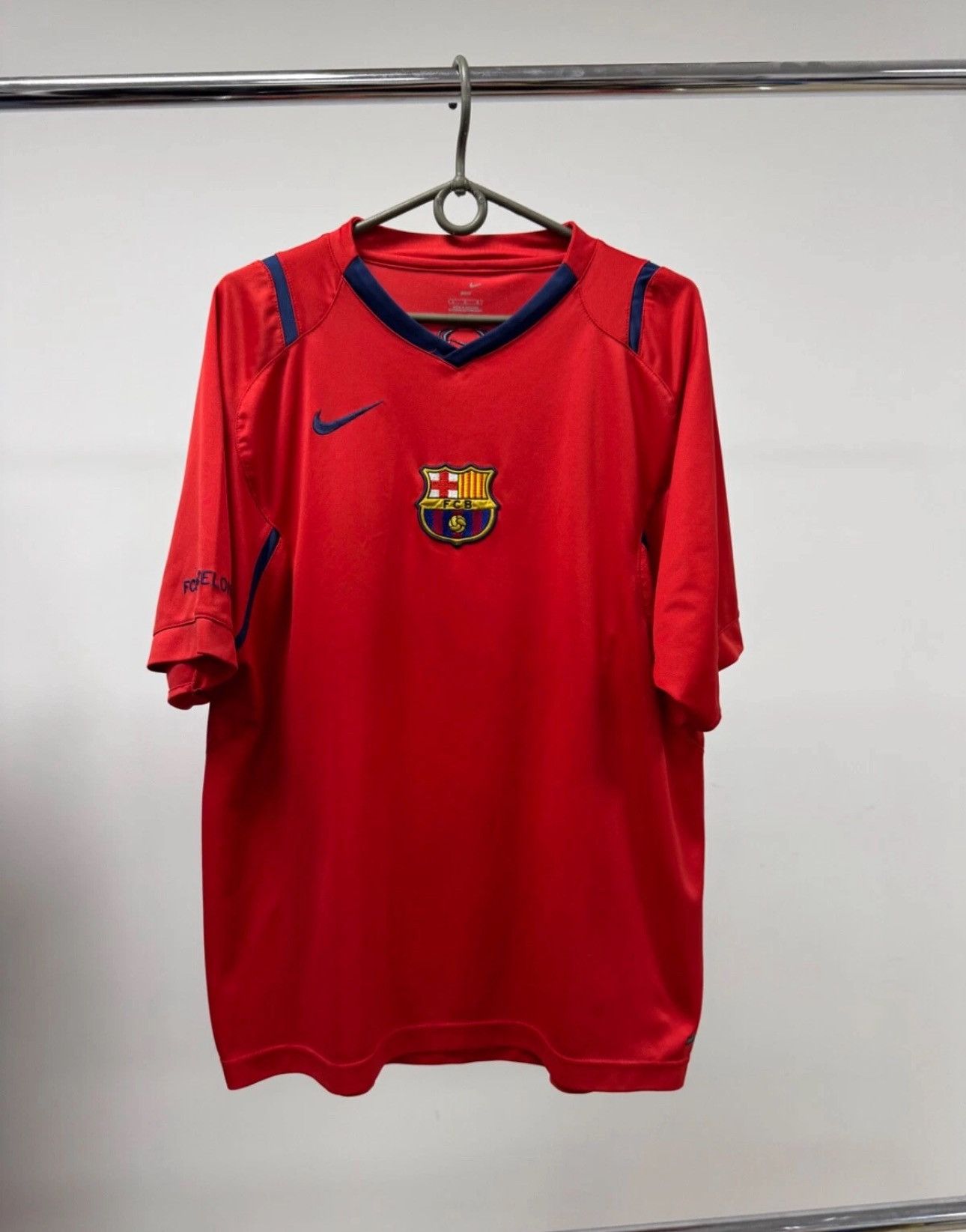 Nike × Vintage NIKE FC BARCELONA 2006/2007 TRAINING FOOTBALL SHIRT JERSEY Size US L / EU 52-54 / 3 - 1 Thumbnail