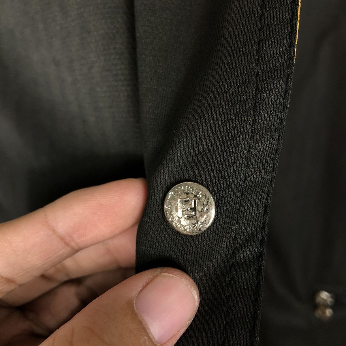 Fendi 🔥VINTAGE REVERSIBLE BUTTON JACKET FENDI MADE IN ITALY Size US M / EU 48-50 / 2 - 18 Thumbnail