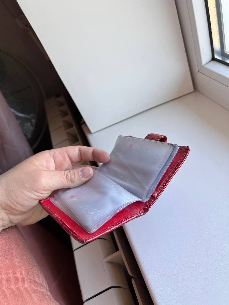 Dior Christian Dior Card Holder Wallet Vintage 90’s Red Burgundy Size ONE SIZE - 12 Thumbnail