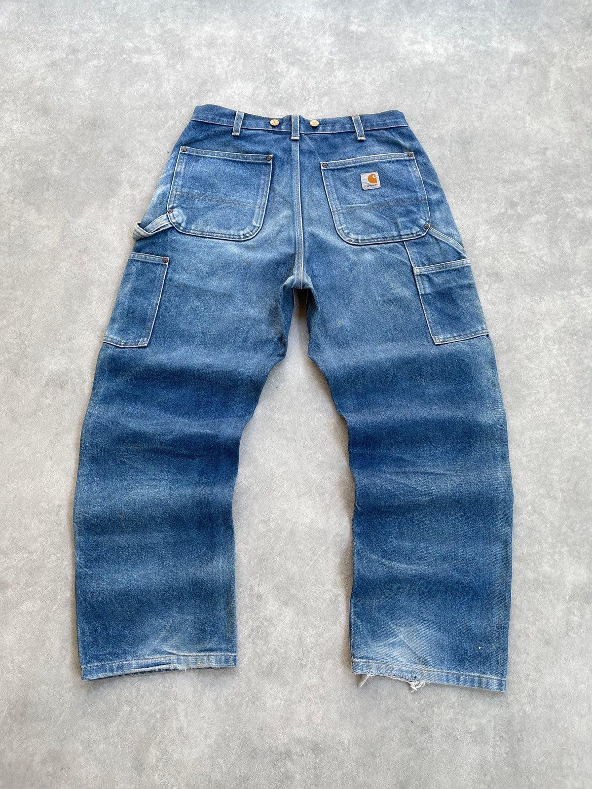 Carhartt Vintage Carhartt Double Knee B07 Denim Size US 34 / EU 50 - 2 Thumbnail