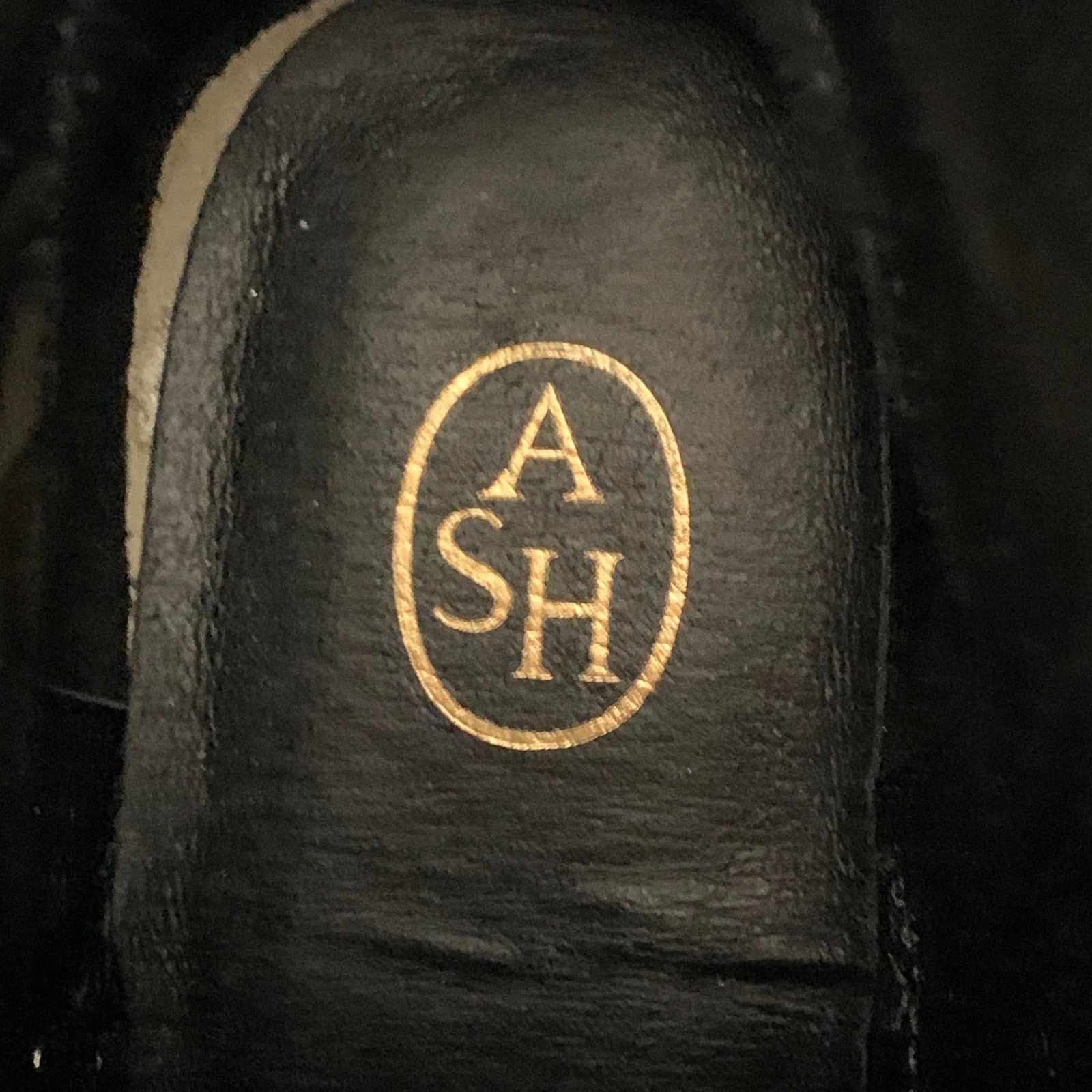 ASH Lynch Studs Black Studded Leather Lug Sole Zip Up Combat Size US 10 / IT 40 - 7 Thumbnail