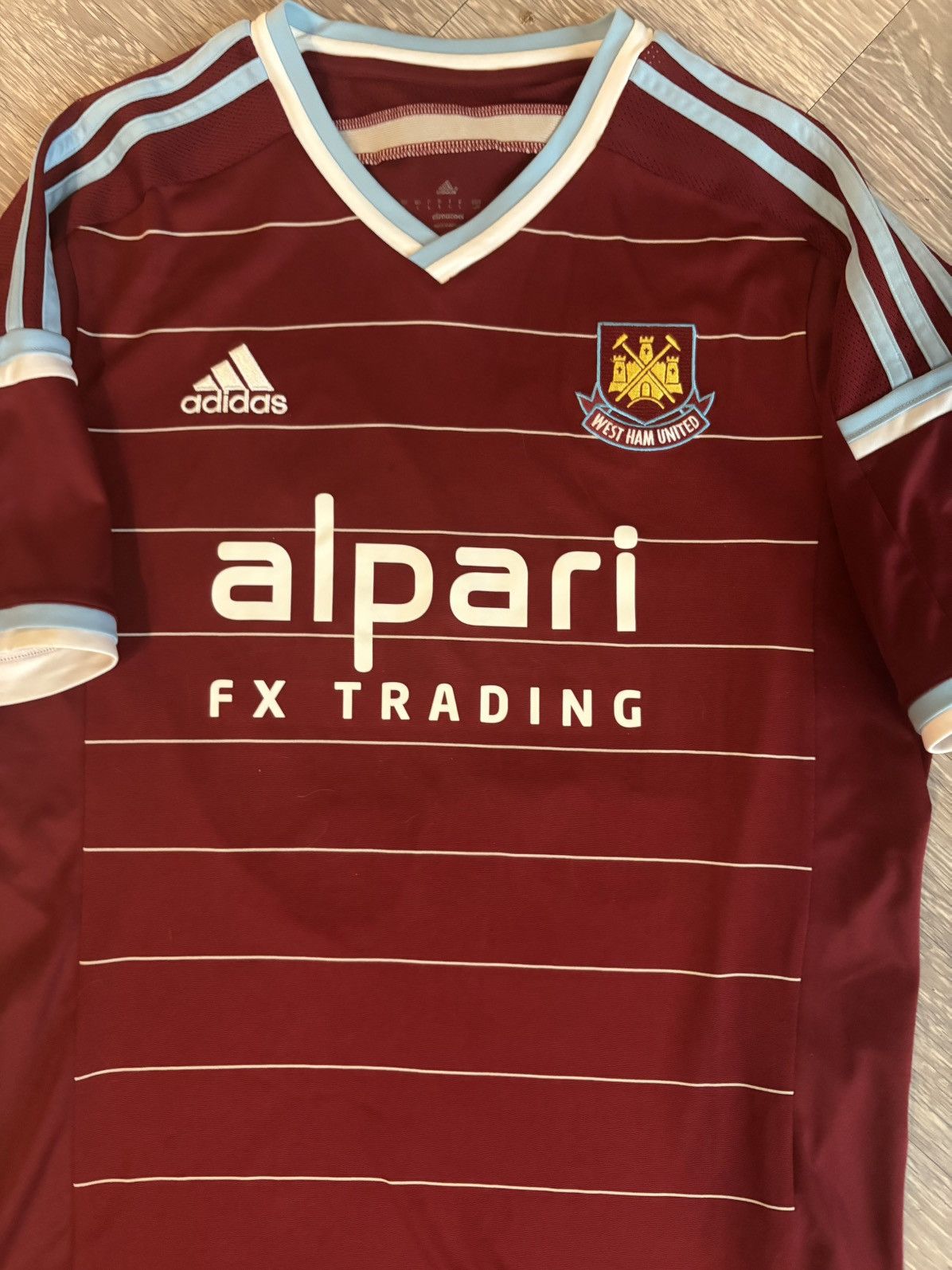 Adidas 2014-15 West Ham. Custom Jersey Size US L / EU 52-54 / 3 - 2 Thumbnail