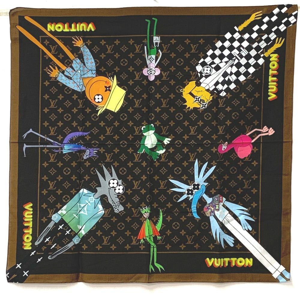 Louis Vuitton Louis Vuitton Mp2954 Monogram Set Mask Bandana Scarf Lv Friends Cotton Men Size ONE SIZE - 1 Thumbnail