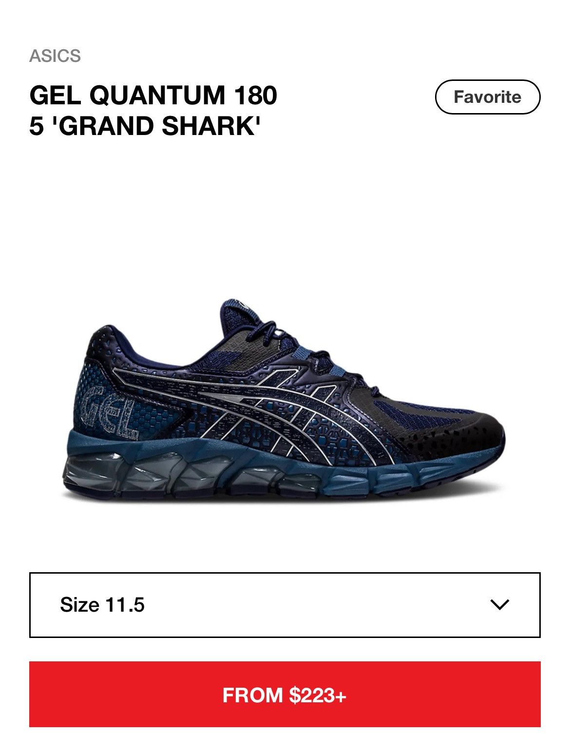 Asics Asics Gel Quantum 180 5 “Grand Shark” Size US 14 / EU 47 - 10 Thumbnail