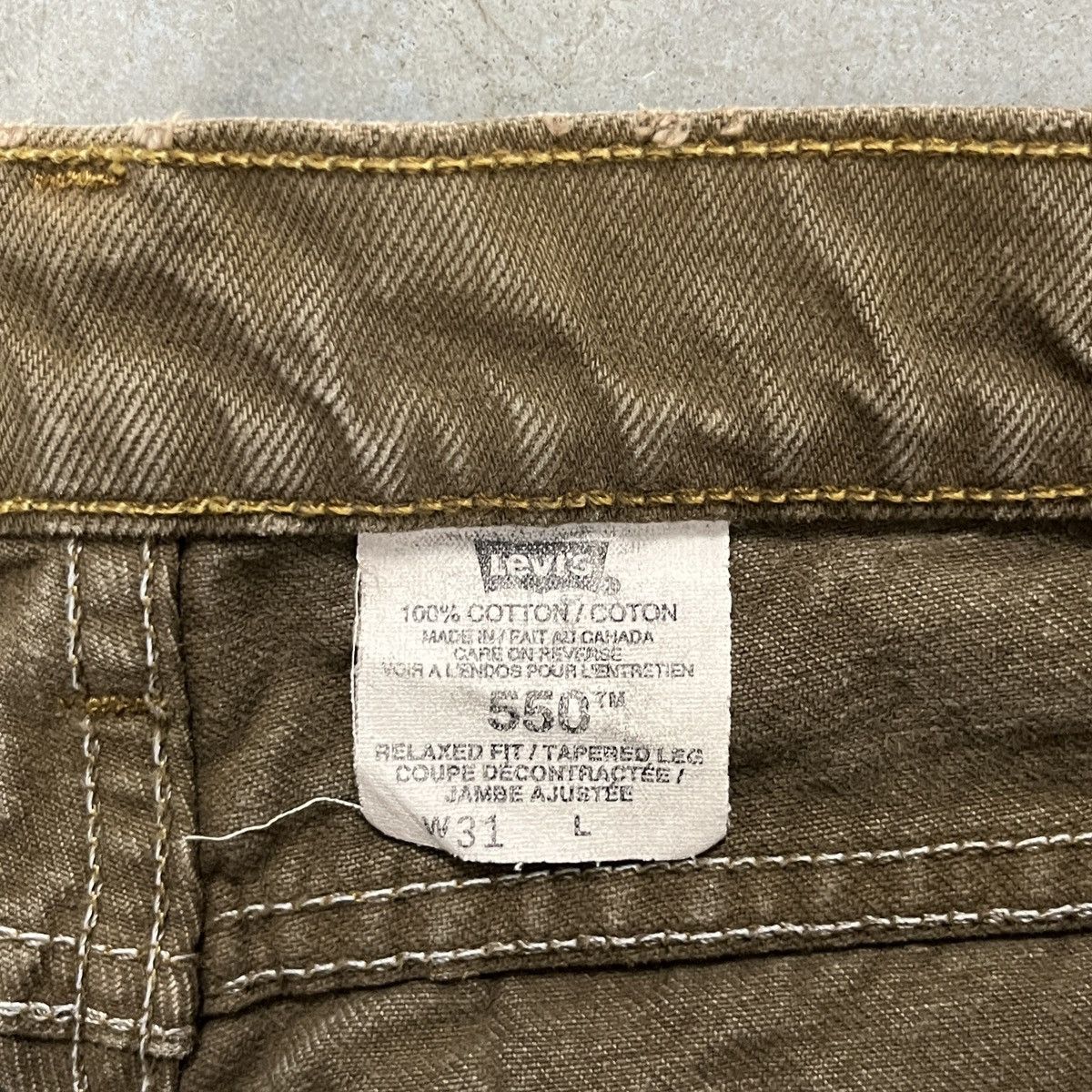 Levi's × Vintage Vintage Levi’s 550 Jeans Size US 30 / EU 46 - 9 Thumbnail
